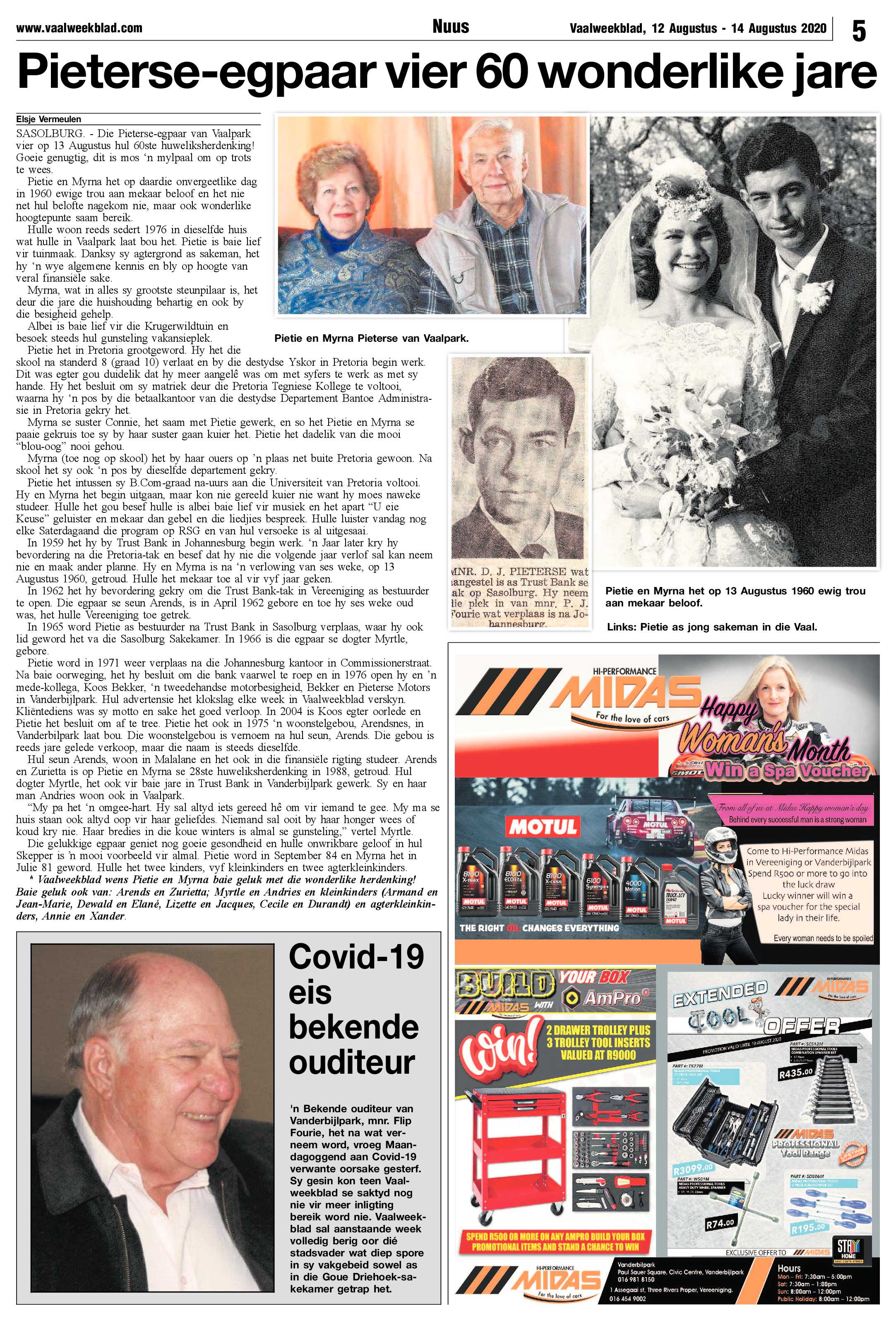 Vaalweekblad 12 Augustus – 14 Augustus 2020 page 5