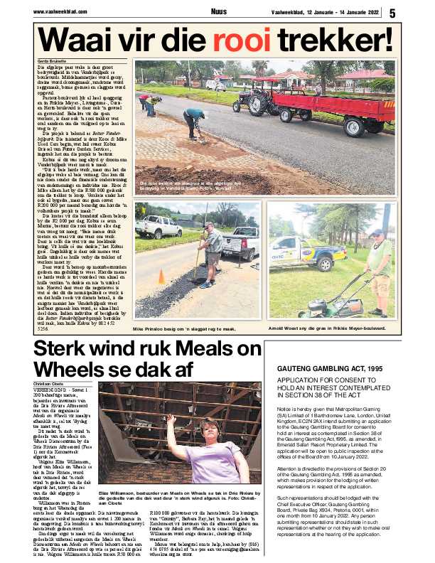 Vaalweekblad 12 Januarie – 14 Januarie 2022 page 5