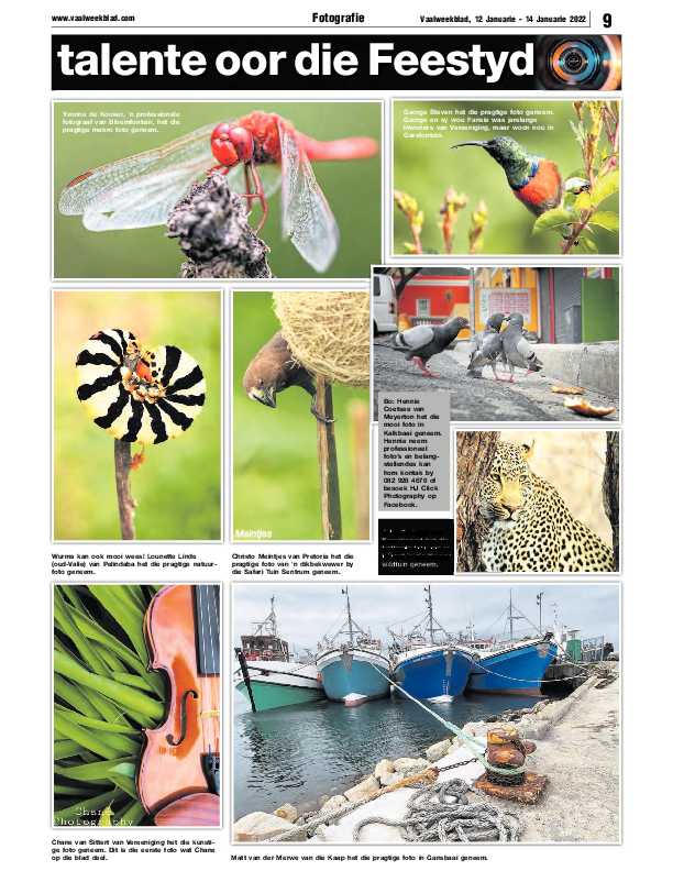 Vaalweekblad 12 Januarie – 14 Januarie 2022 page 9