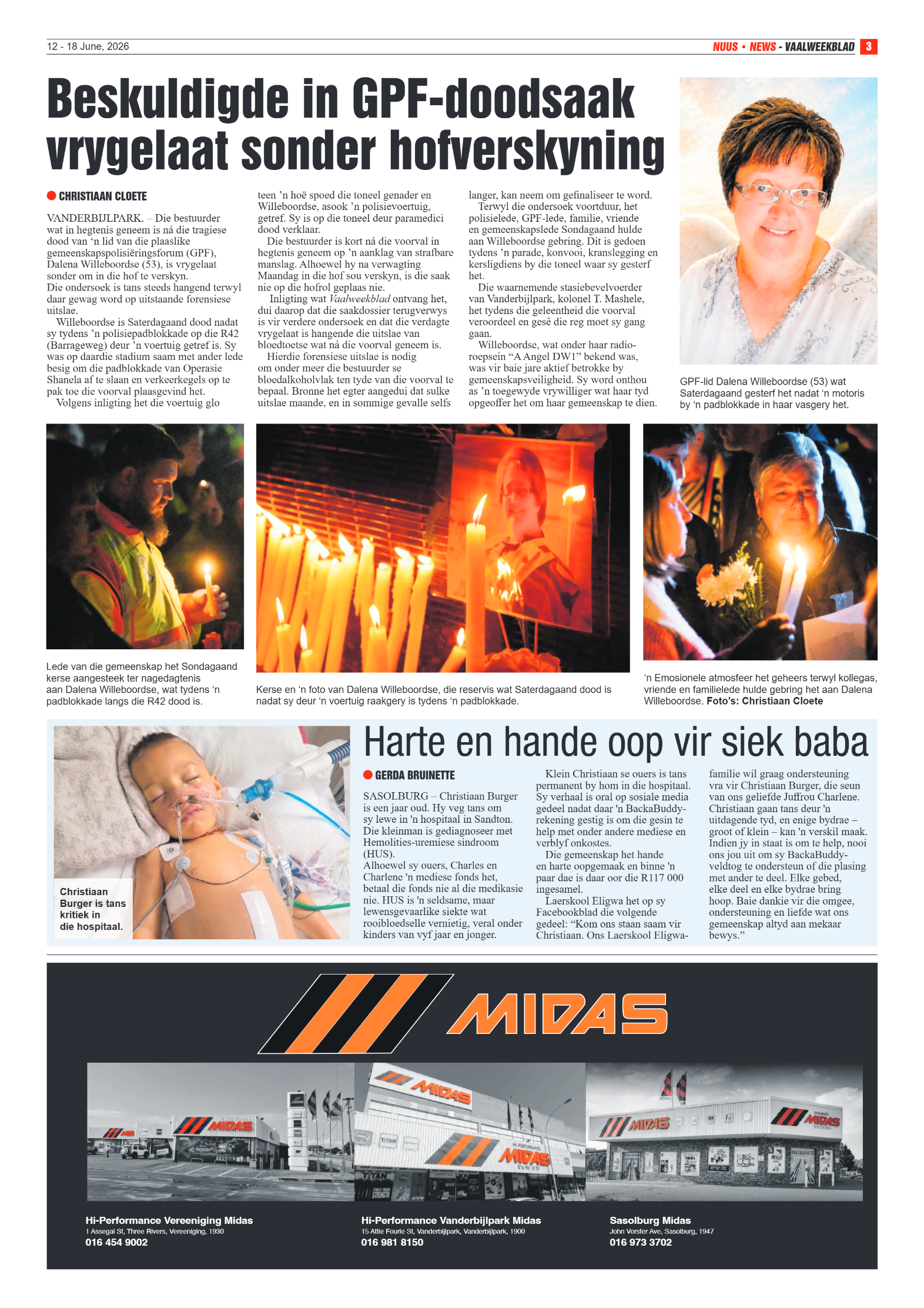 Vaalweekblad – 12 Junie 2026 page 3