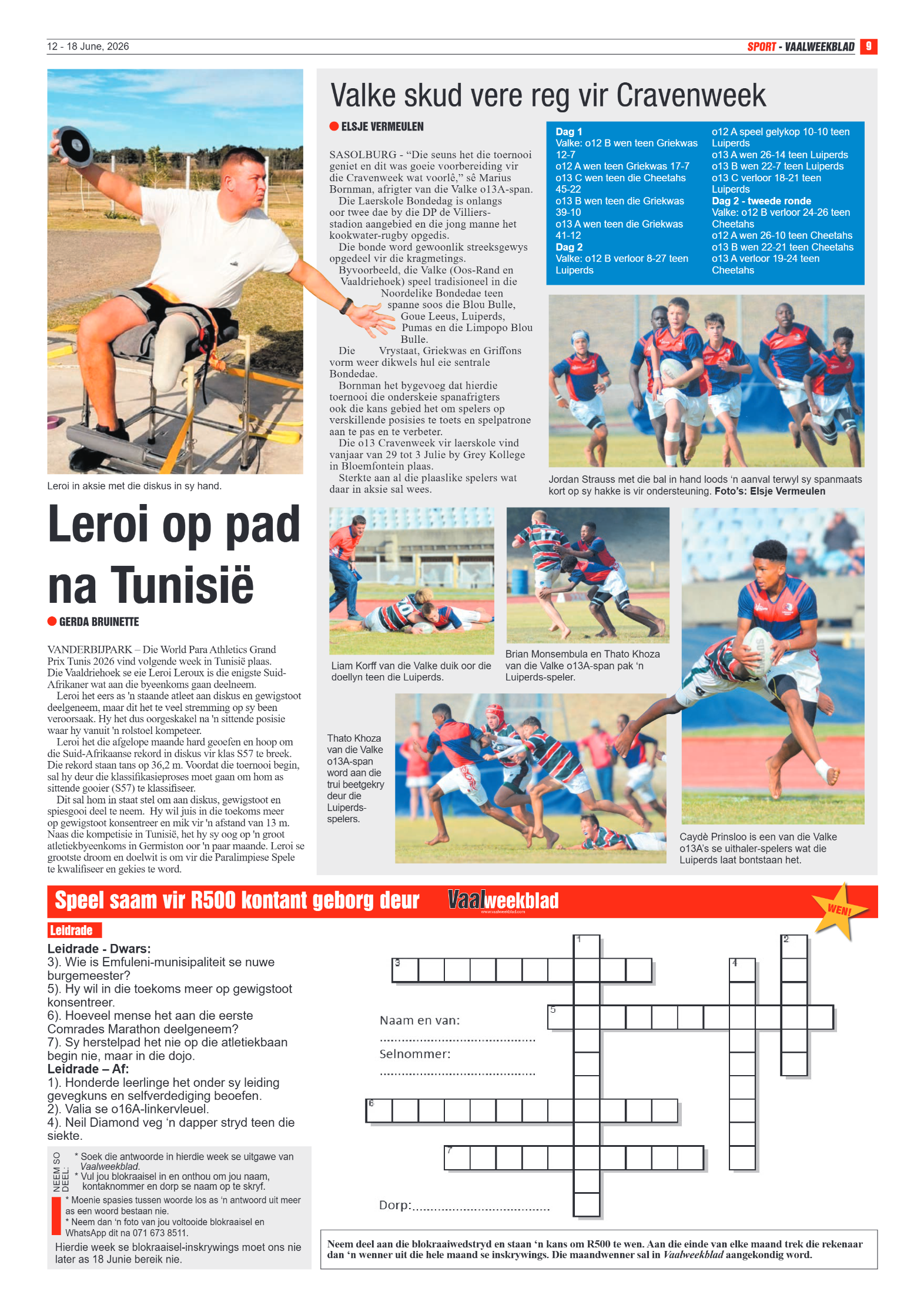 Vaalweekblad – 12 Junie 2026 page 9