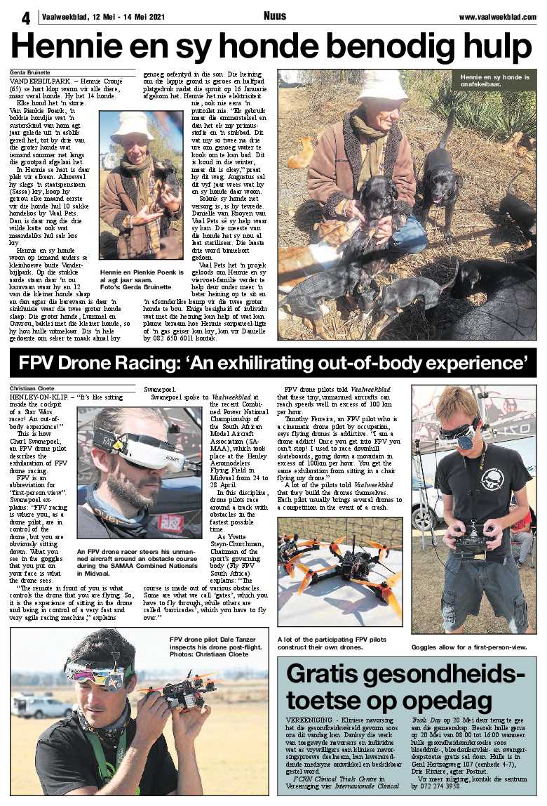 Vaalweekblad, 12 Mei – 14 Mei 2021 page 4