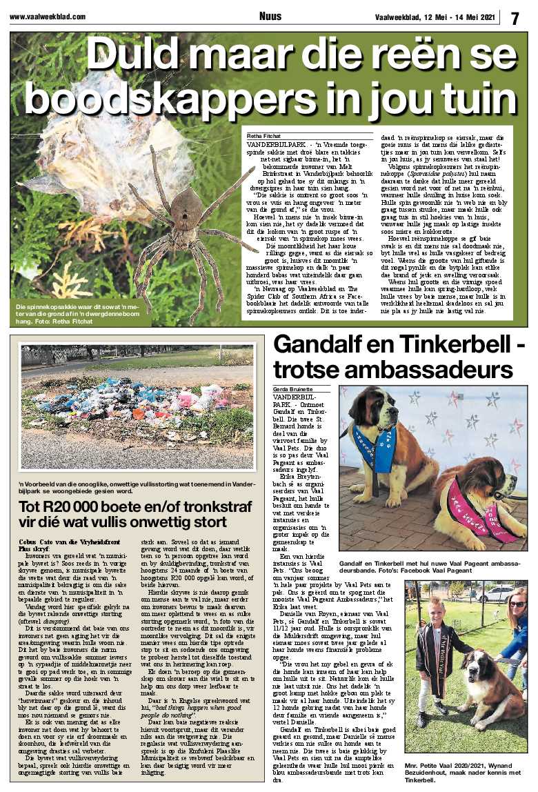 Vaalweekblad, 12 Mei – 14 Mei 2021 page 7