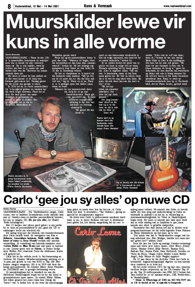 Vaalweekblad, 12 Mei – 14 Mei 2021 page 8