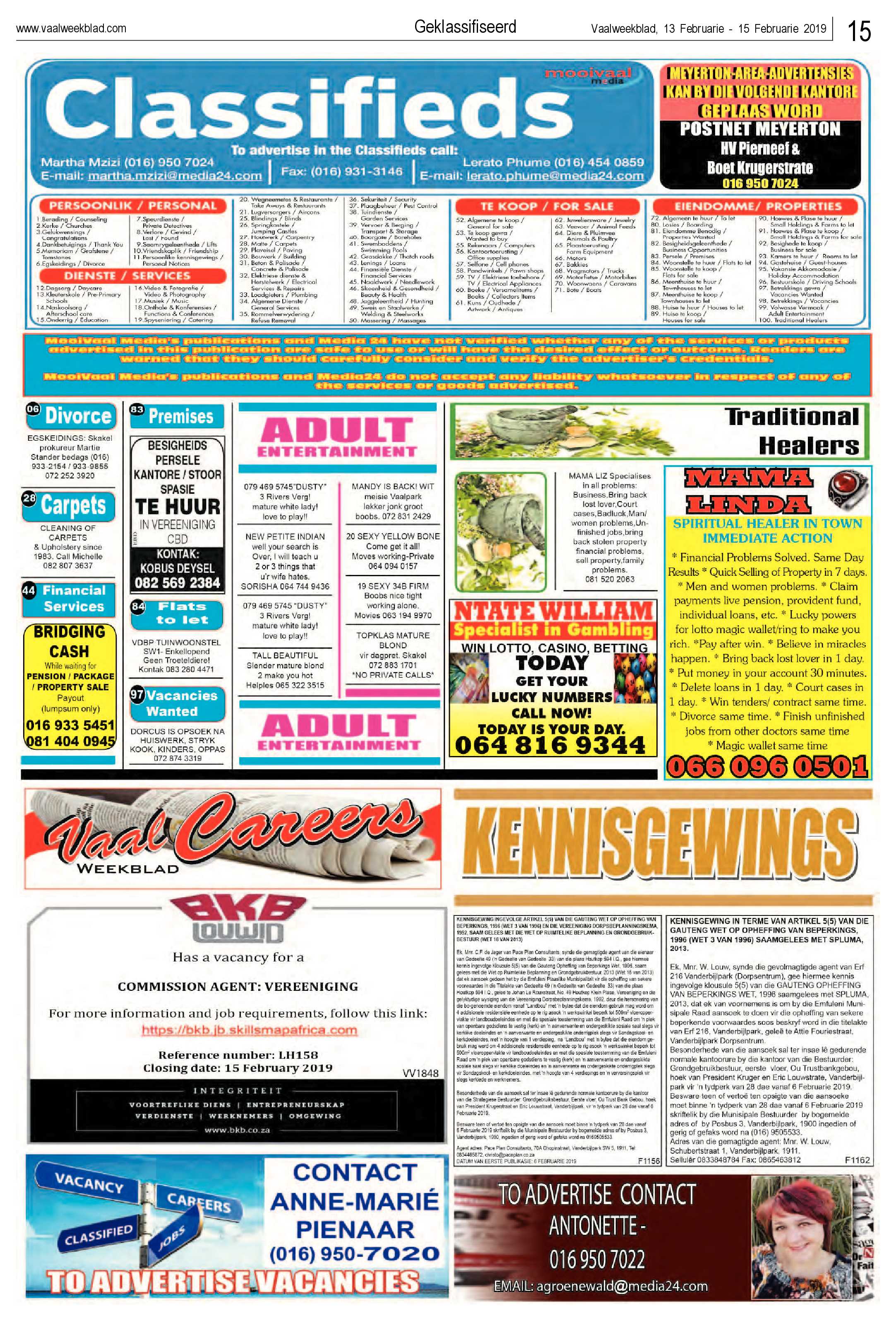 Vaalweekblad 13 – 15 Februarie 2019 page 15