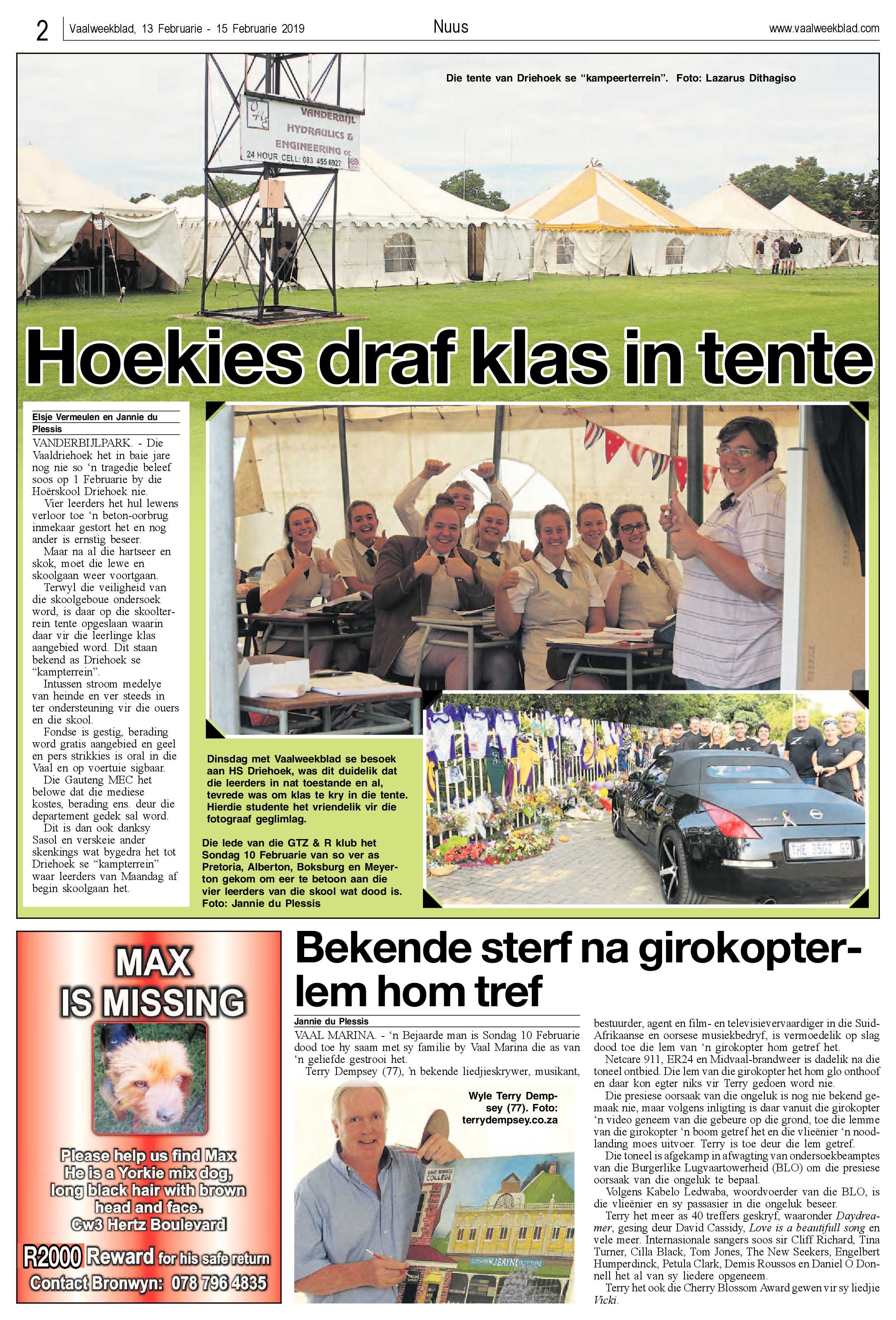 Vaalweekblad 13 – 15 Februarie 2019 page 2