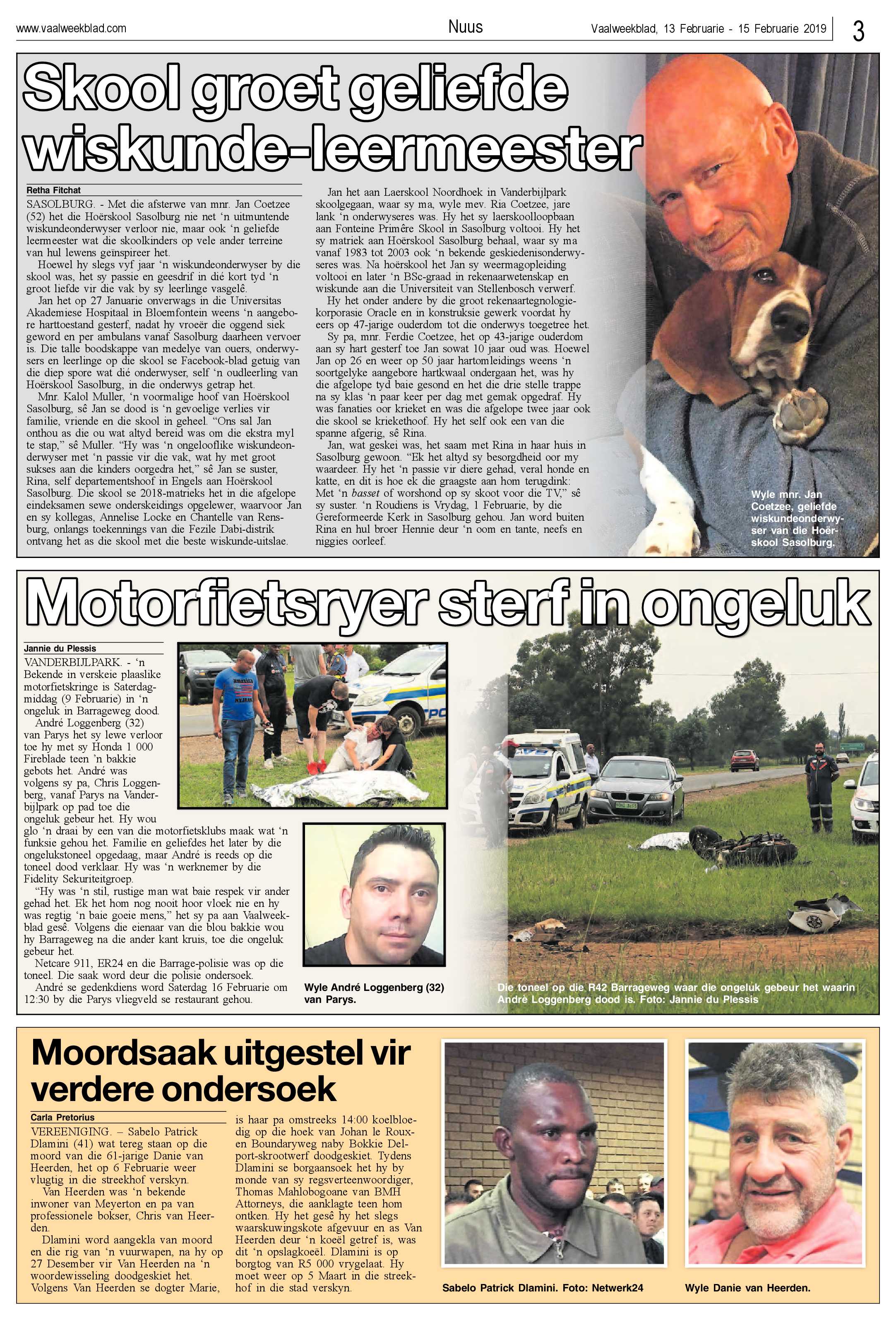 Vaalweekblad 13 – 15 Februarie 2019 page 3