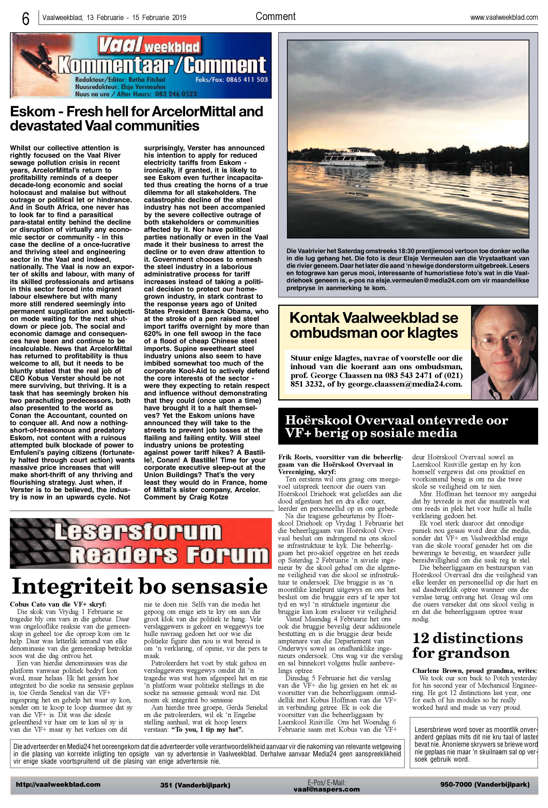 Vaalweekblad 13 – 15 Februarie 2019 page 6