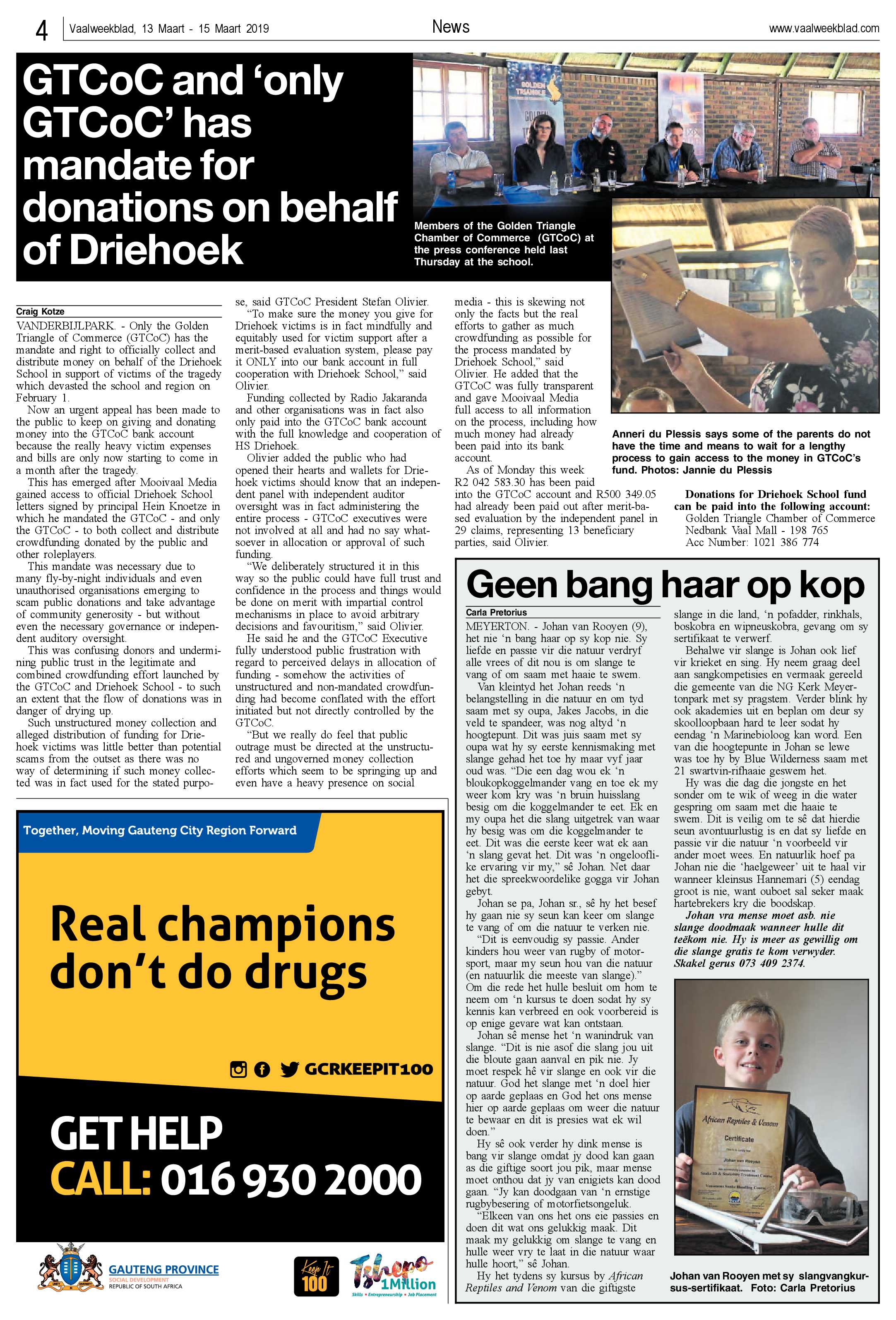 Vaalweekblad 13 – 15 Maart 2019 page 4