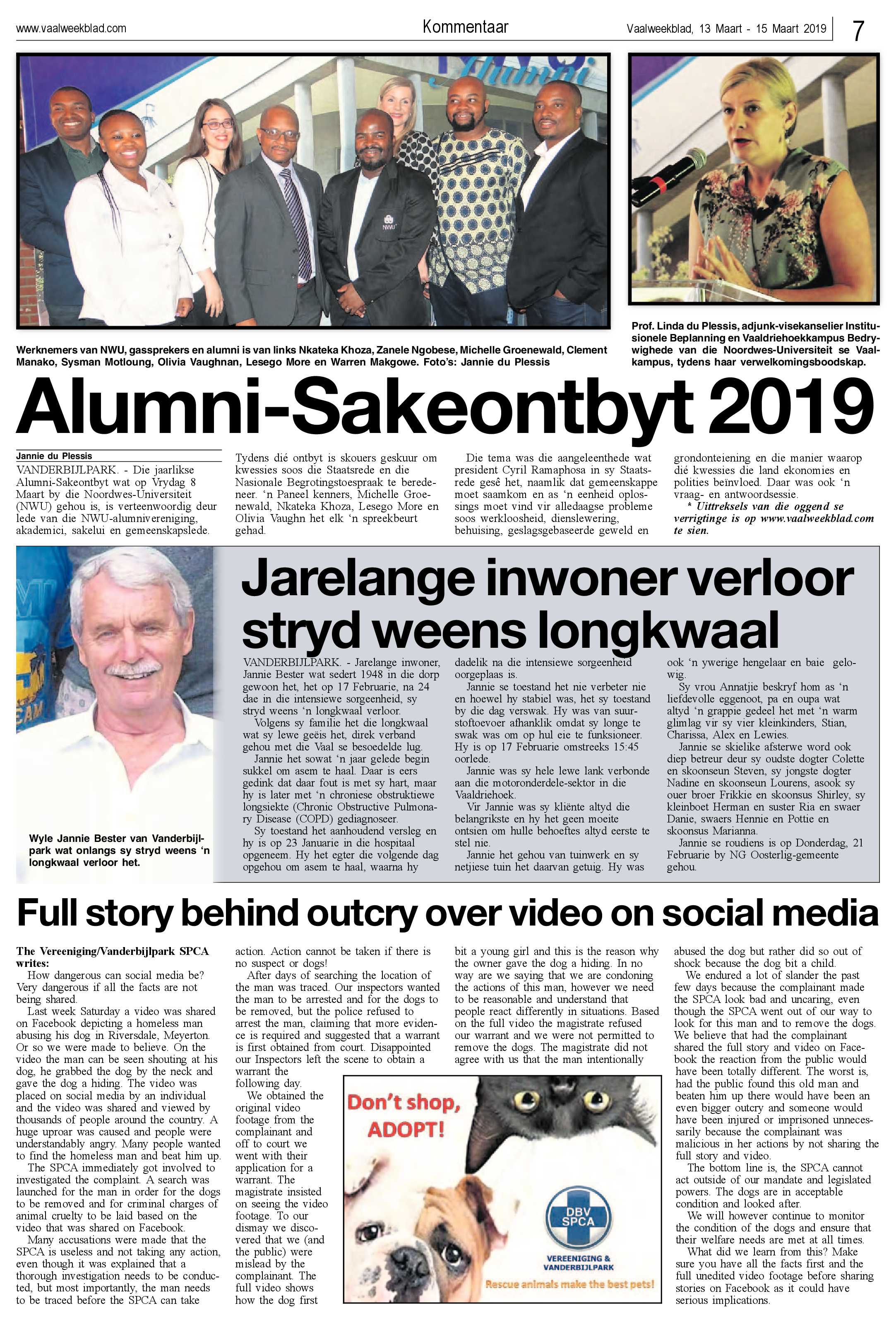 Vaalweekblad 13 – 15 Maart 2019 page 7