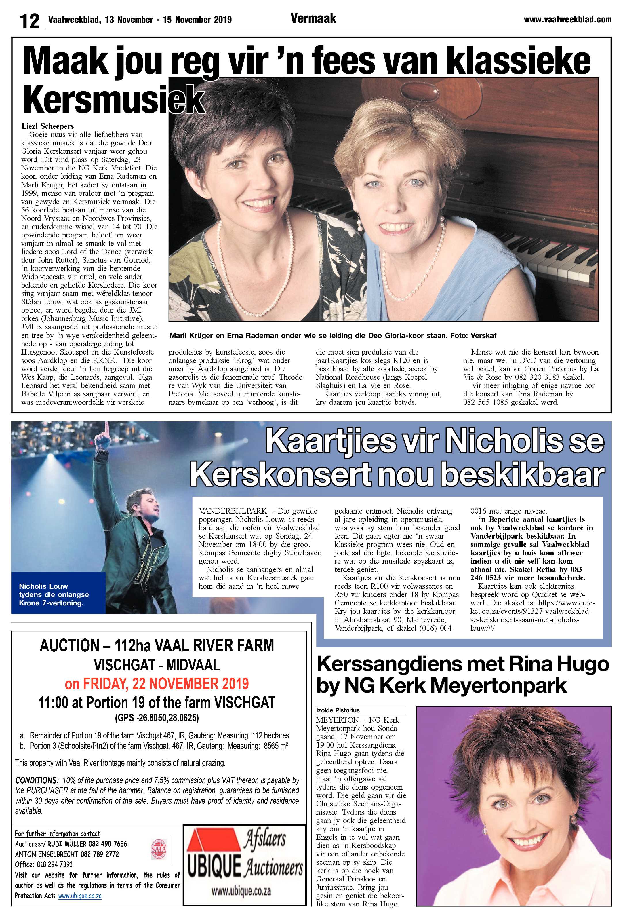 Vaalweekblad 13 – 15 November 2019 page 12