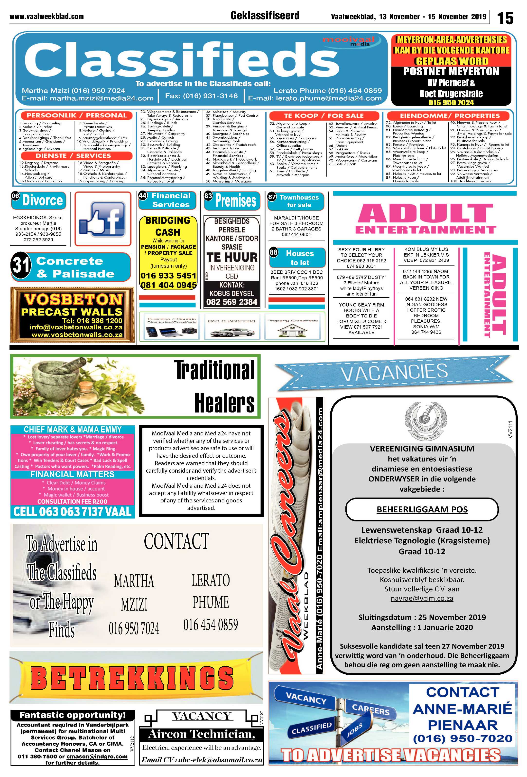 Vaalweekblad 13 – 15 November 2019 page 15