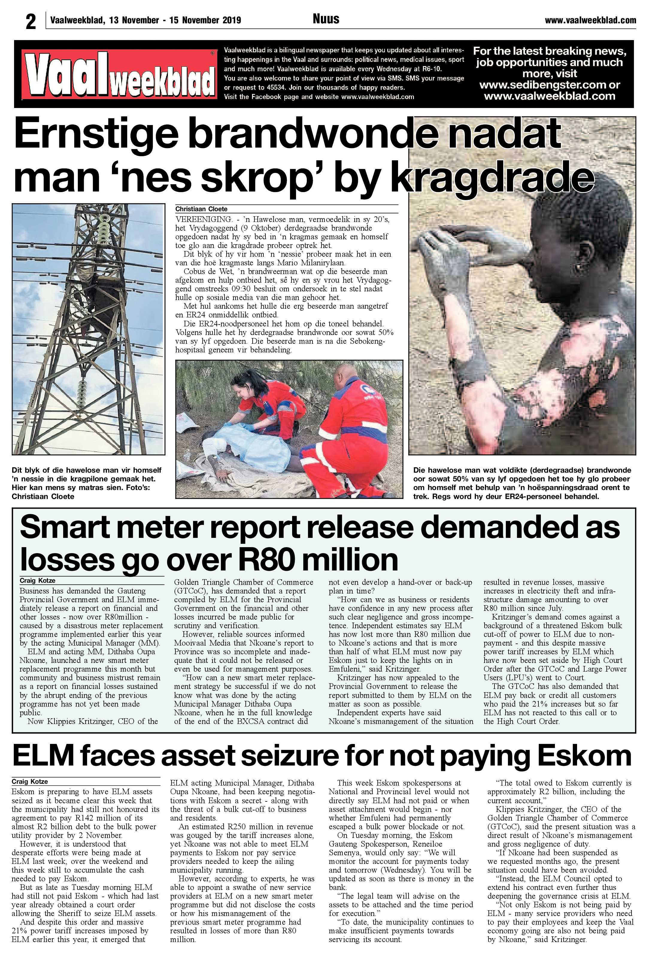 Vaalweekblad 13 – 15 November 2019 page 2