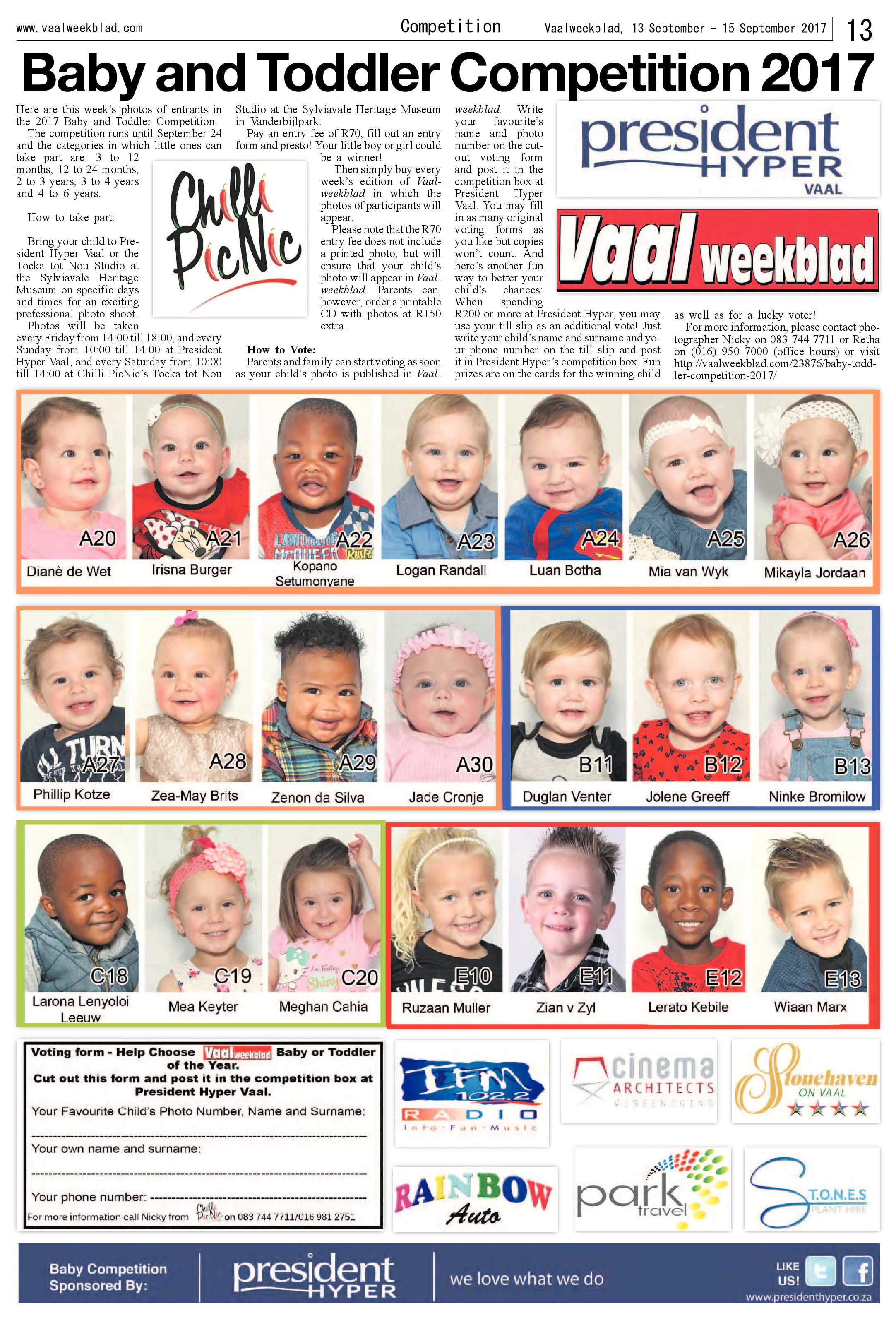 Vaalweekblad 13 – 15 September 2017 page 13