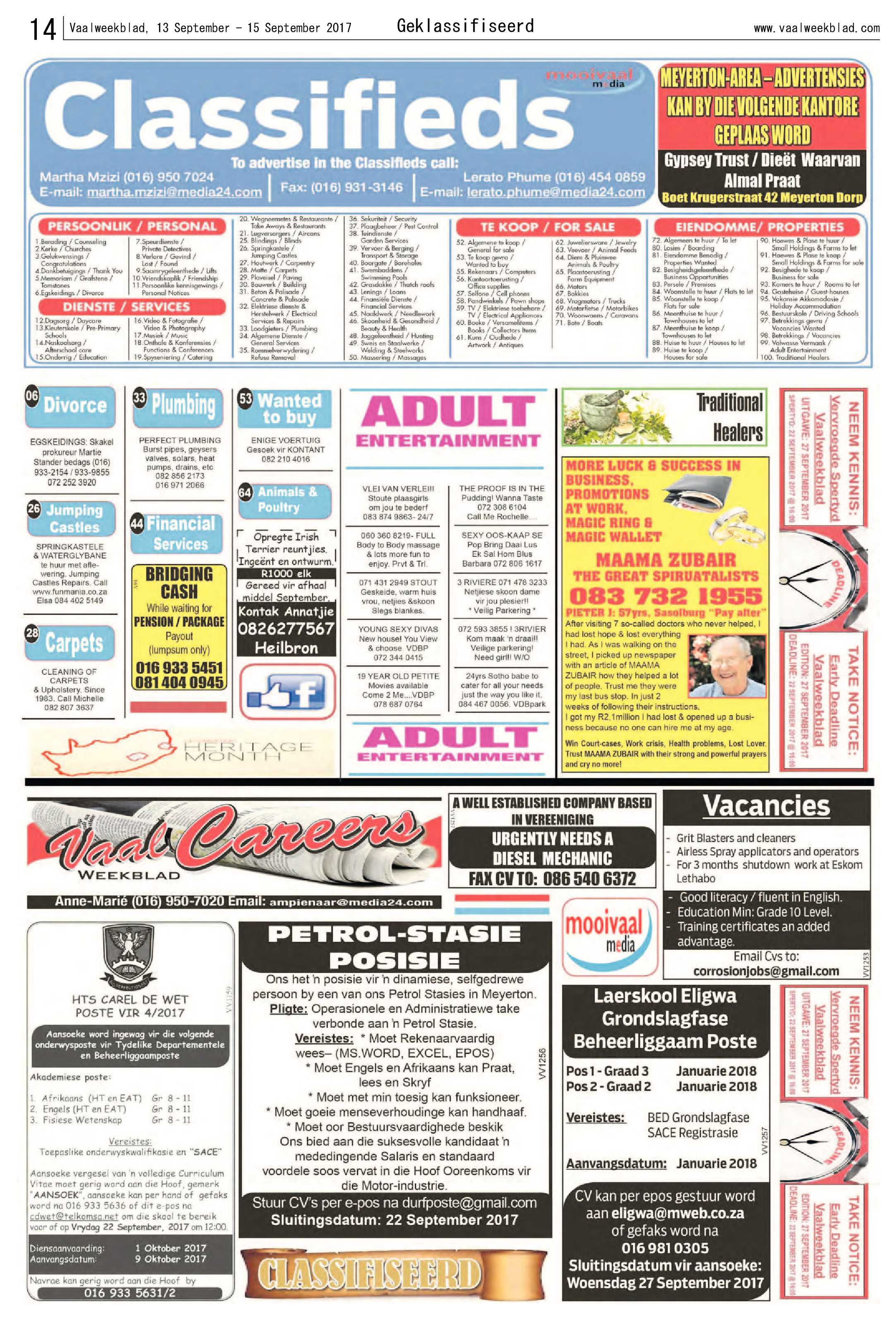 Vaalweekblad 13 – 15 September 2017 page 14