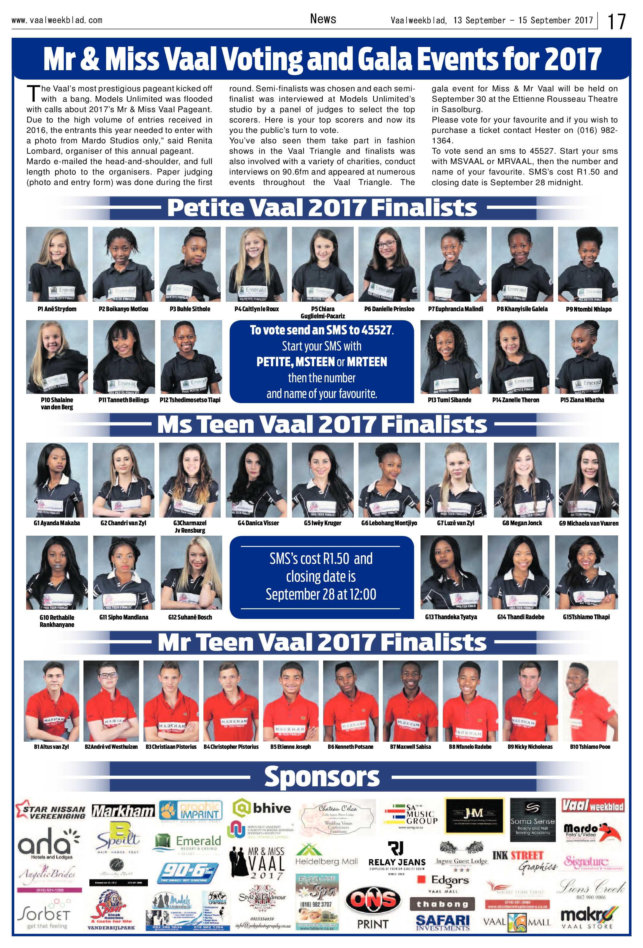 Vaalweekblad 13 – 15 September 2017 page 17