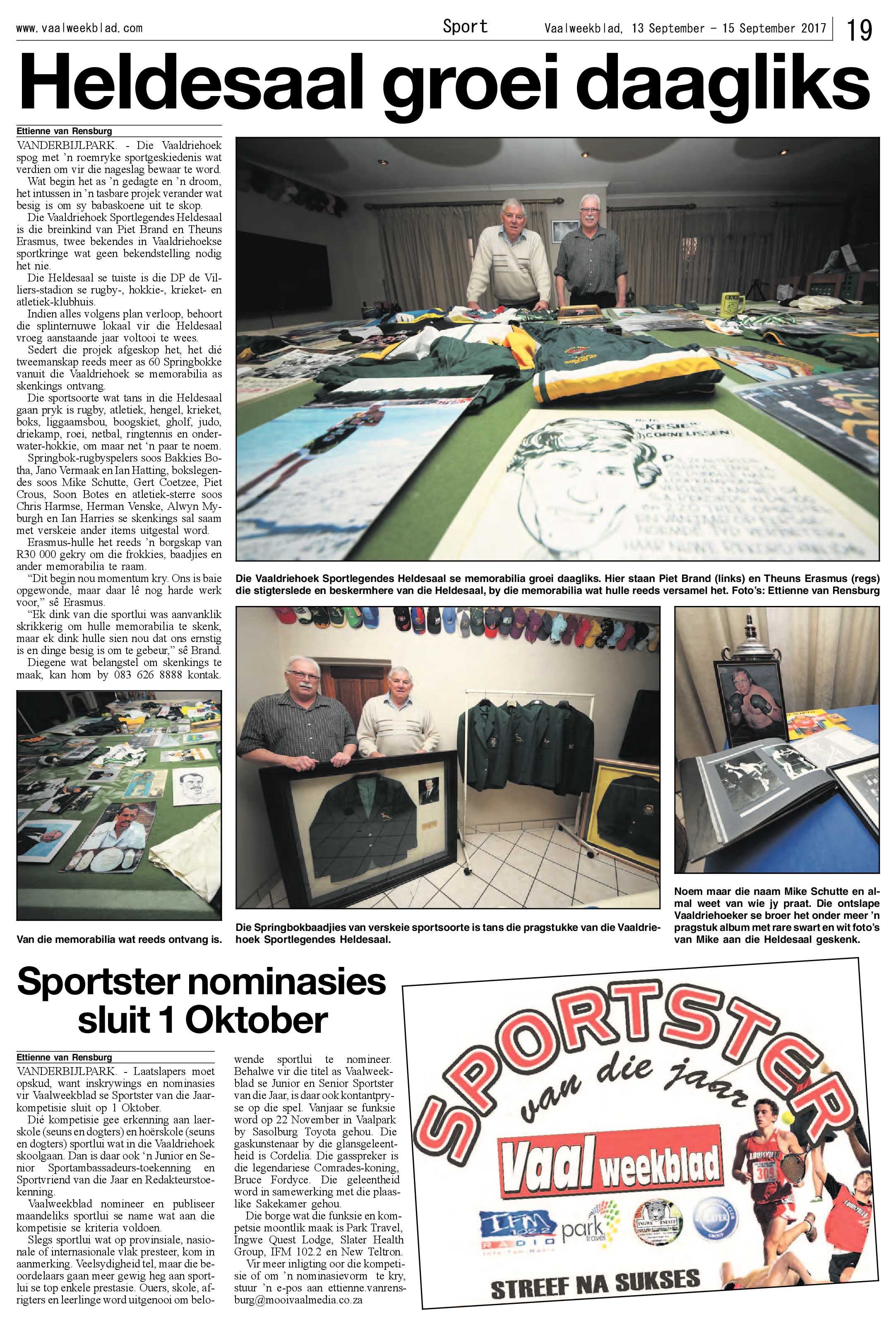 Vaalweekblad 13 – 15 September 2017 page 19