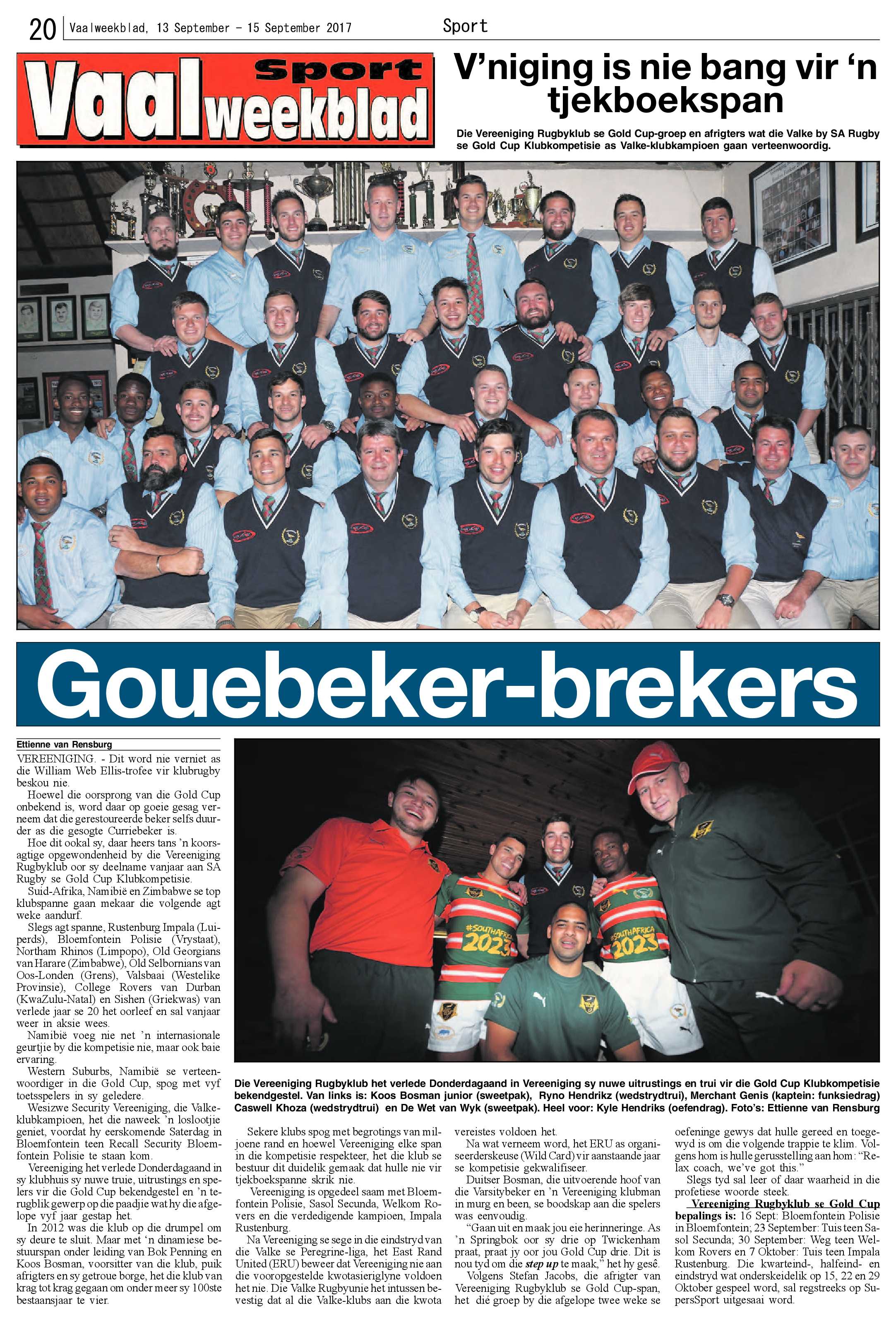 Vaalweekblad 13 – 15 September 2017 page 20