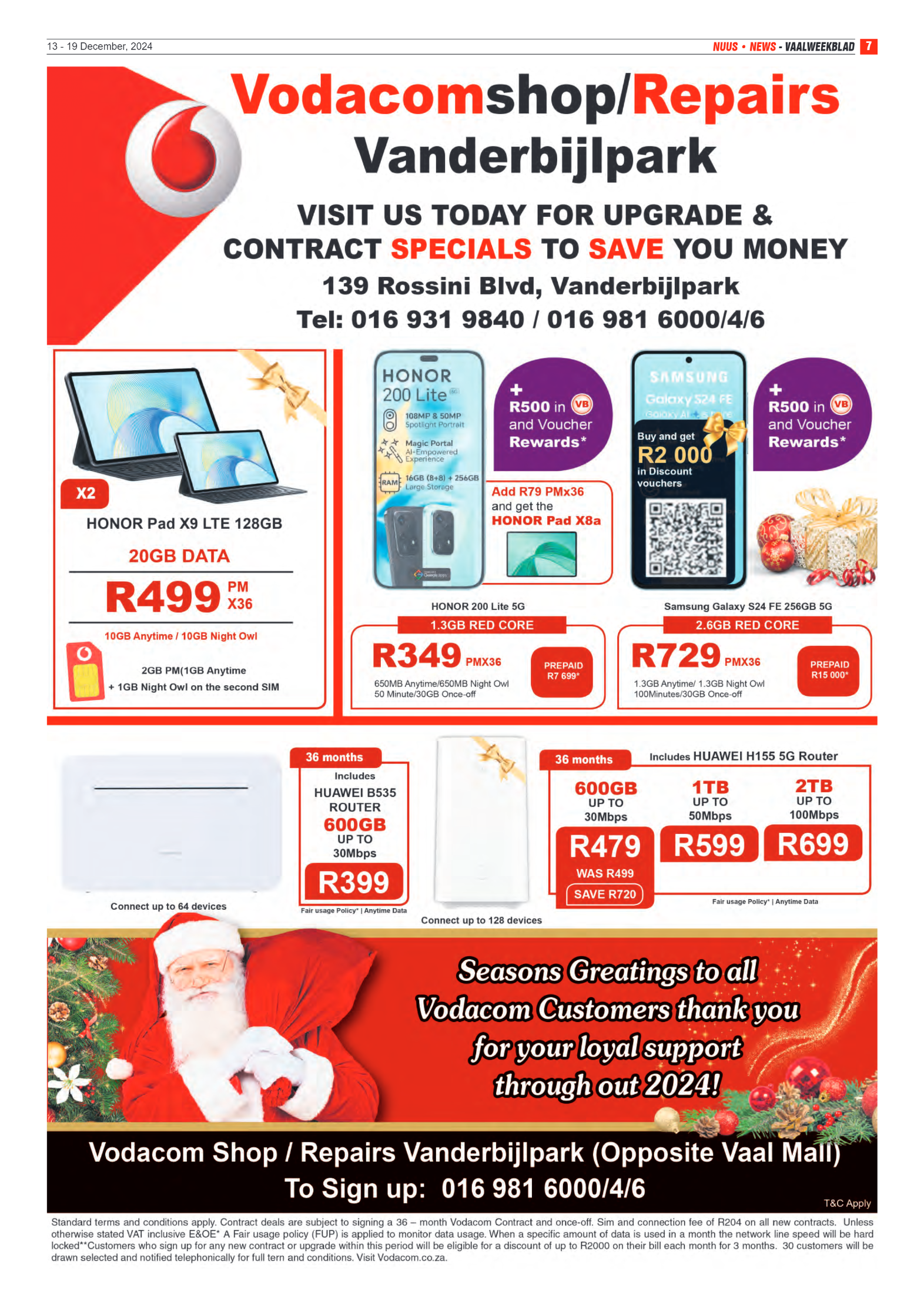 Vaalweekblad 13 – 19 December, 2024 page 7
