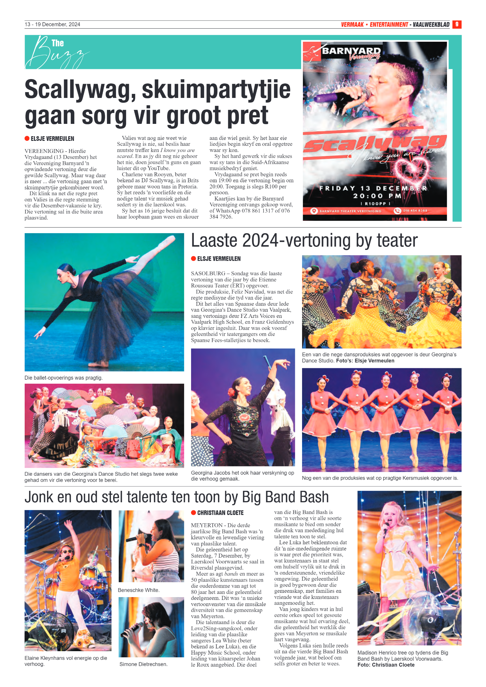 Vaalweekblad 13 – 19 December, 2024 page 9