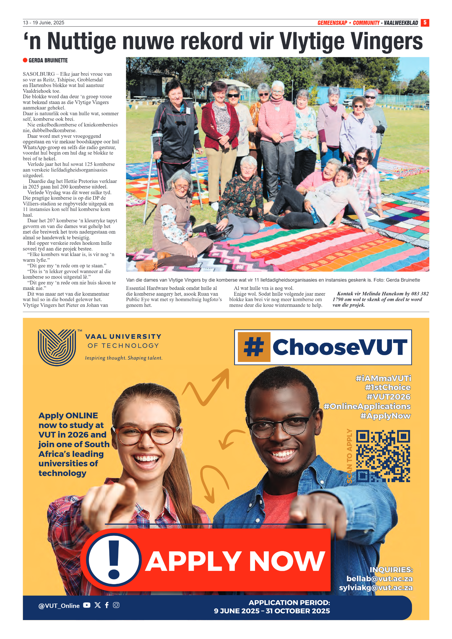 Vaalweekblad 13 – 19 Junie, 2025 page 5