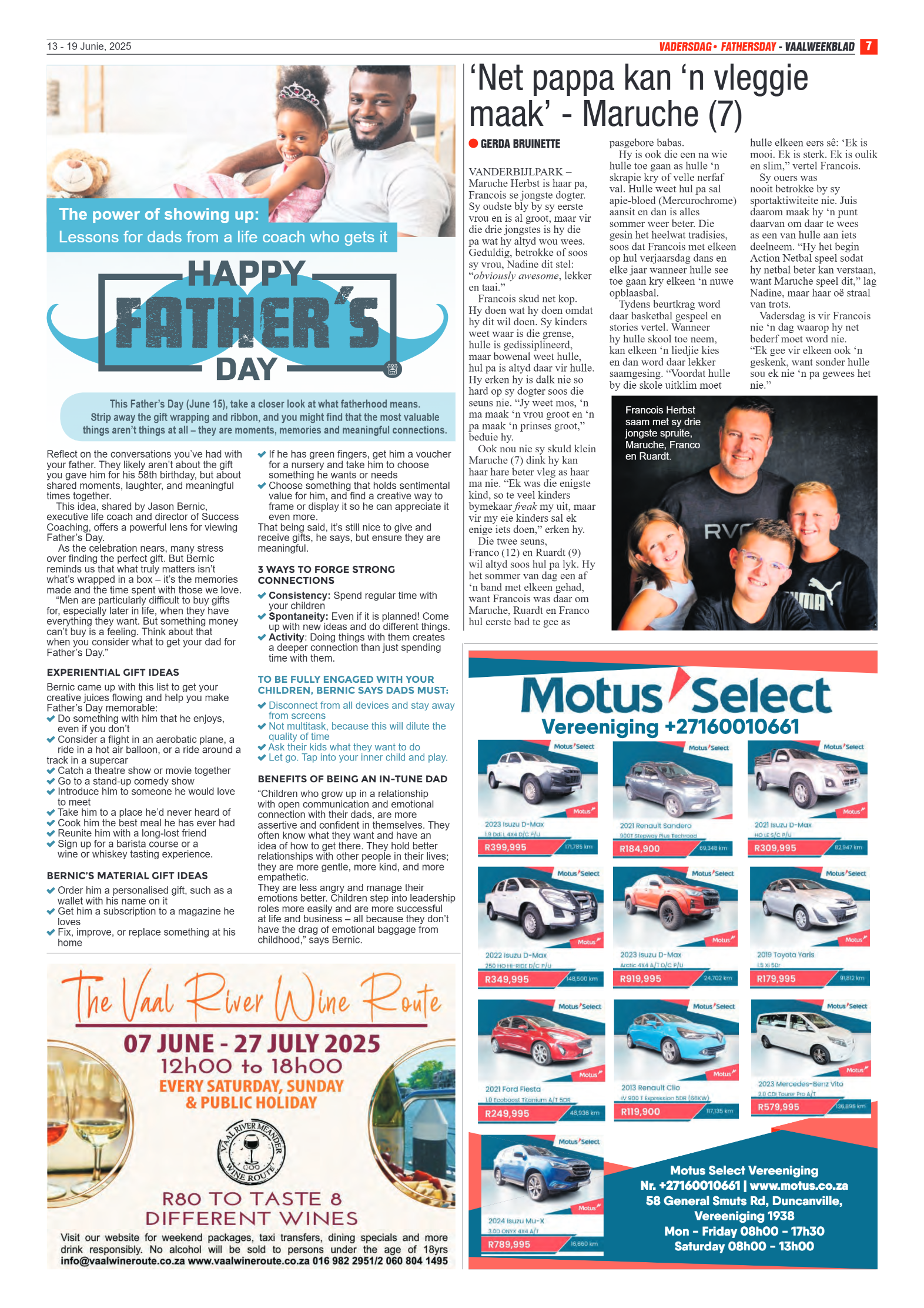 Vaalweekblad 13 – 19 Junie, 2025 page 7
