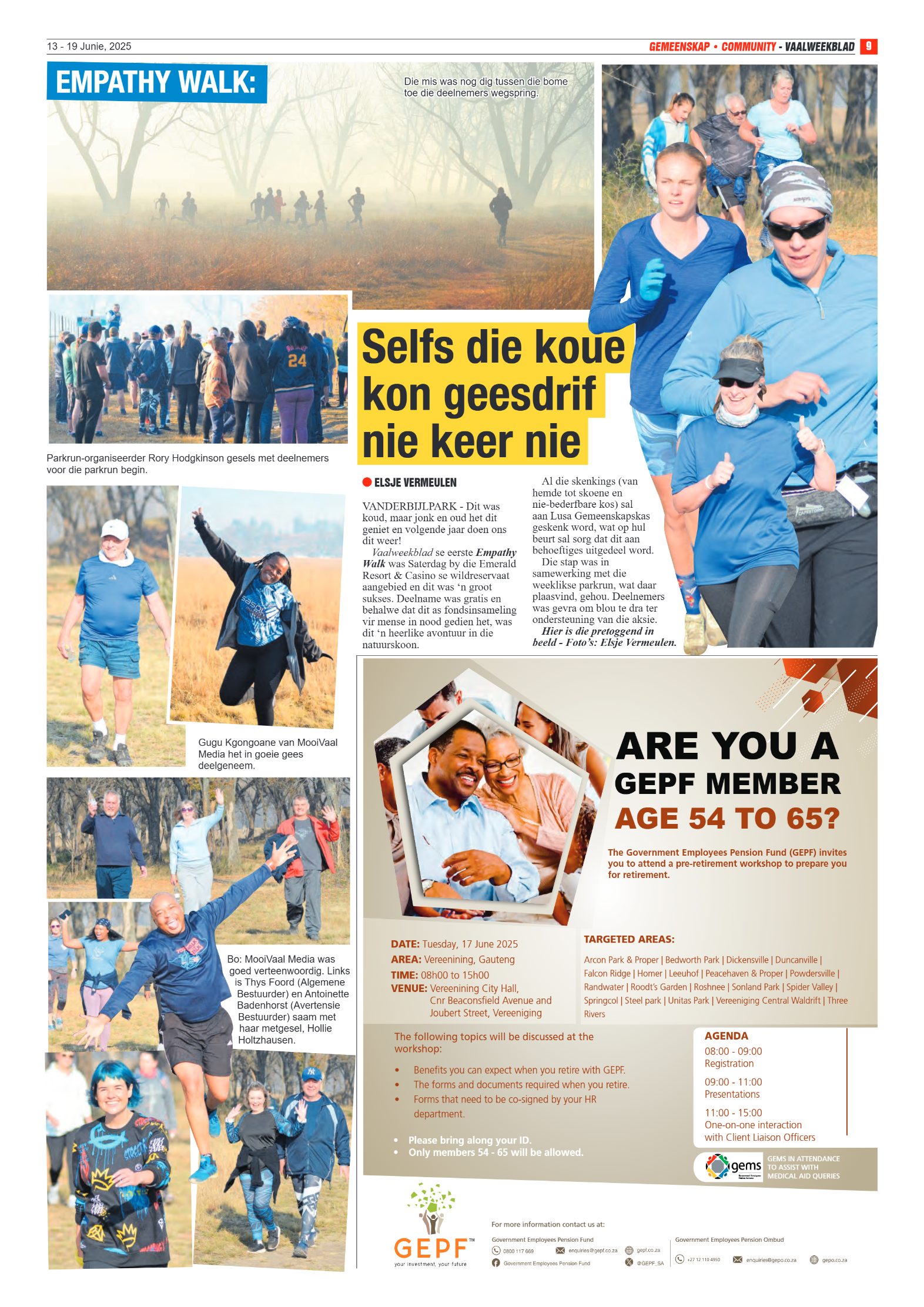 Vaalweekblad 13 – 19 Junie, 2025 page 9
