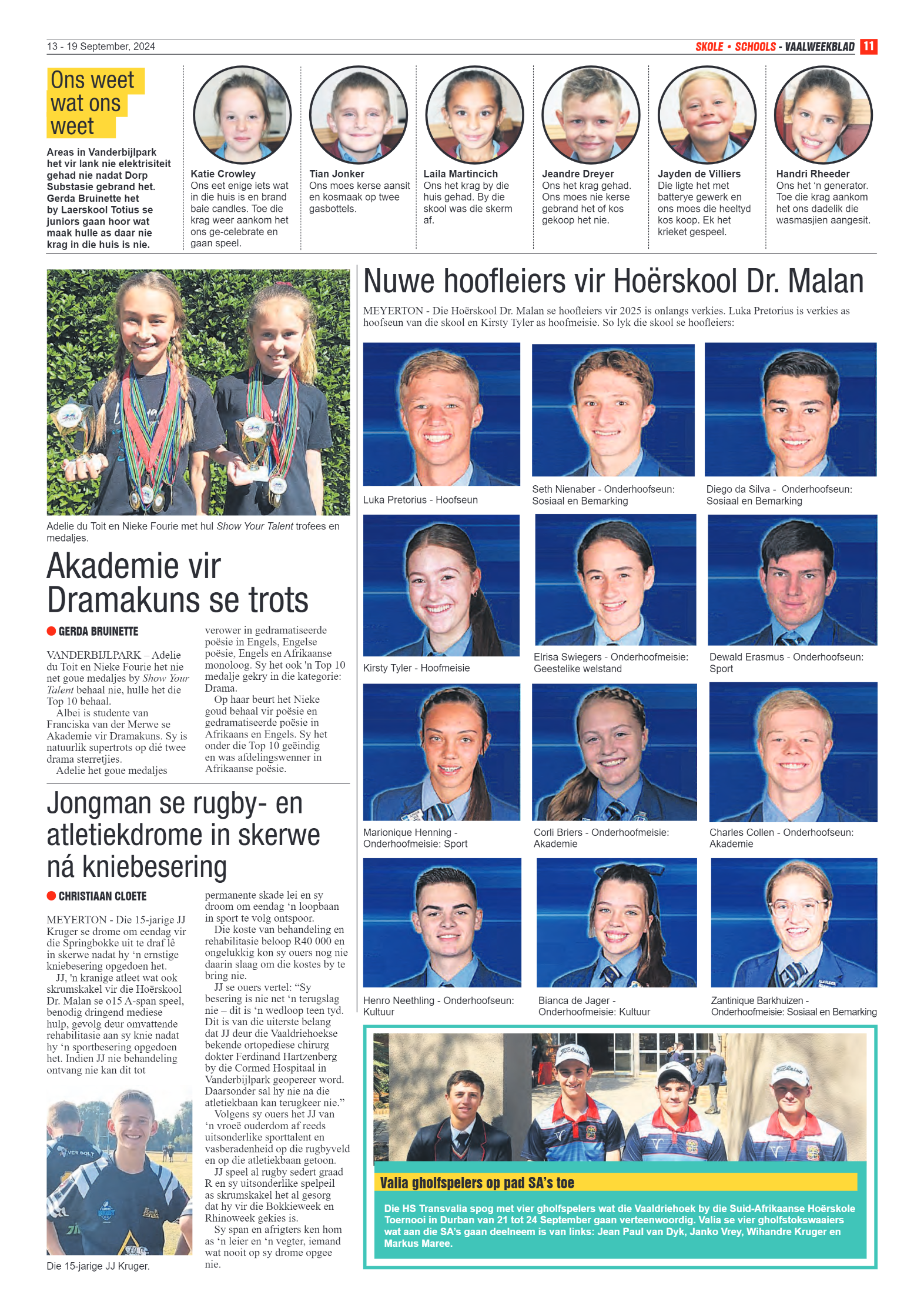 Vaalweekblad 13 – 19 September, 2024 page 11