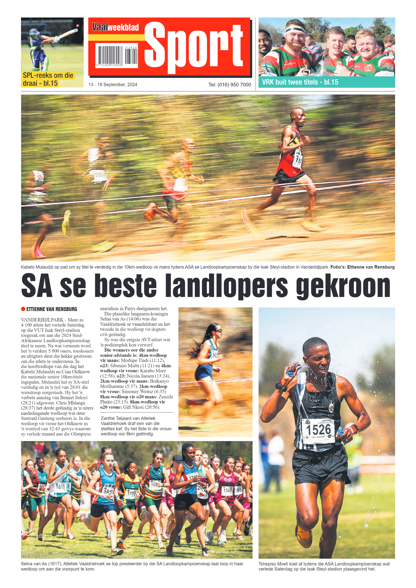 Vaalweekblad 13 – 19 September, 2024 page 16