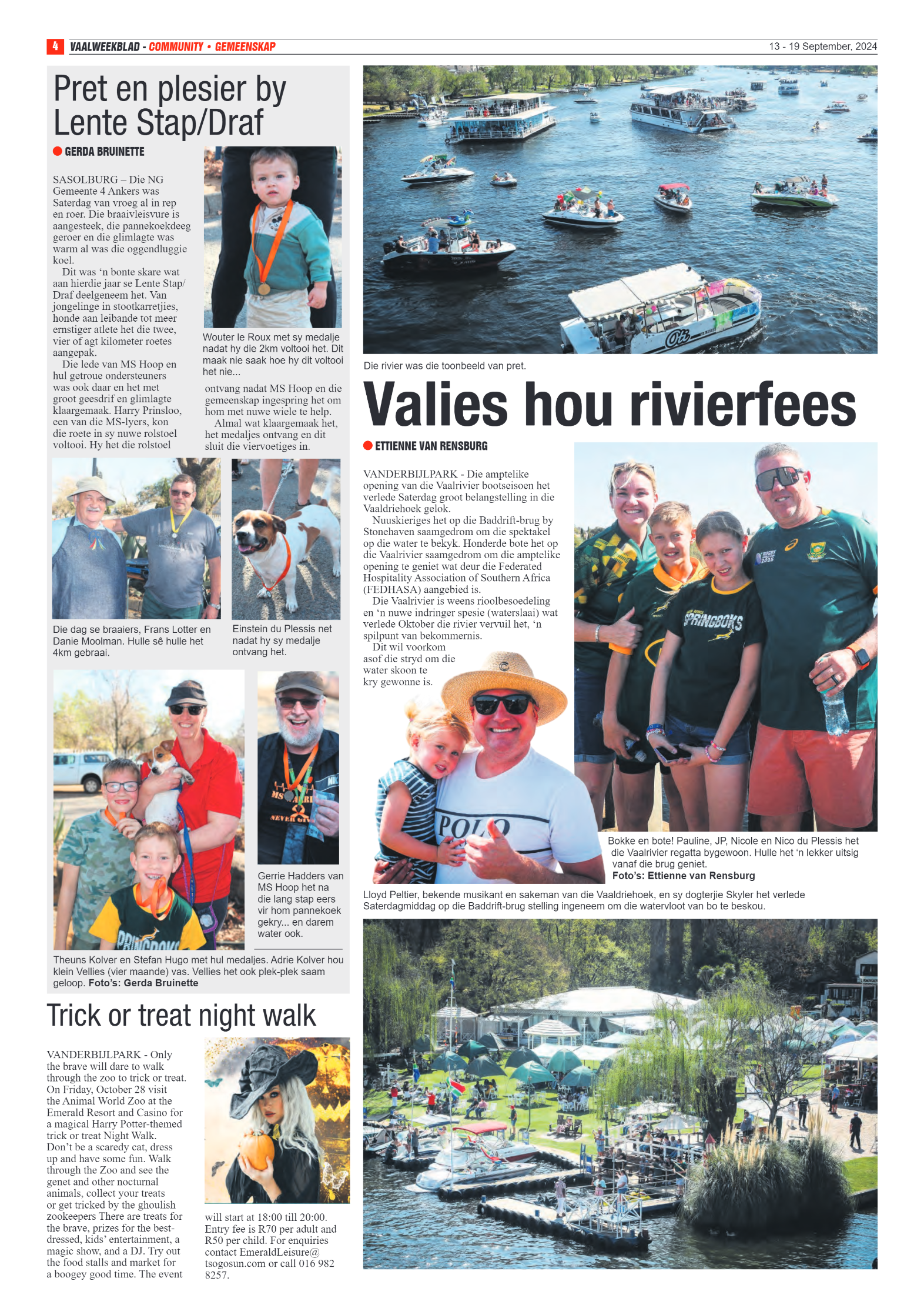 Vaalweekblad 13 – 19 September, 2024 page 4