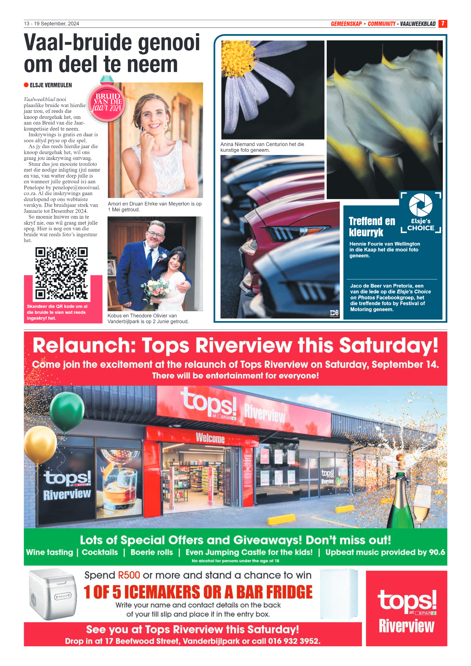 Vaalweekblad 13 – 19 September, 2024 page 7