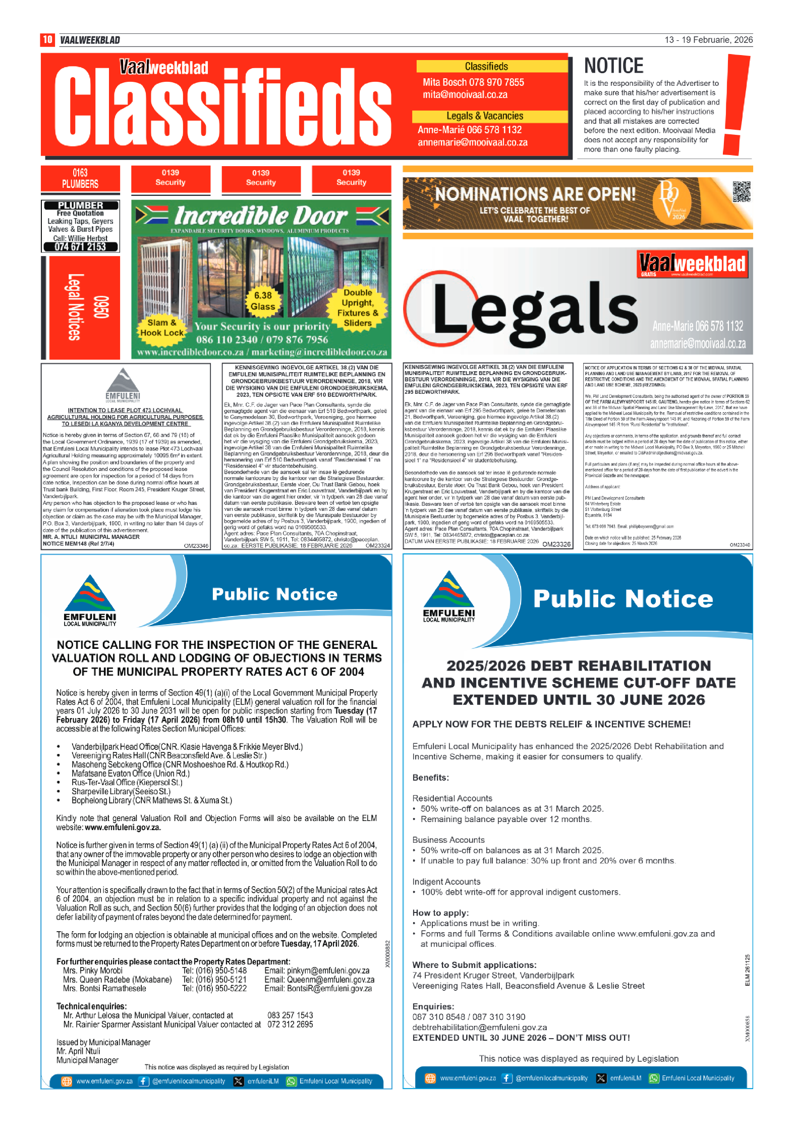Vaalweekblad – 13 Februarie 2026 page 10