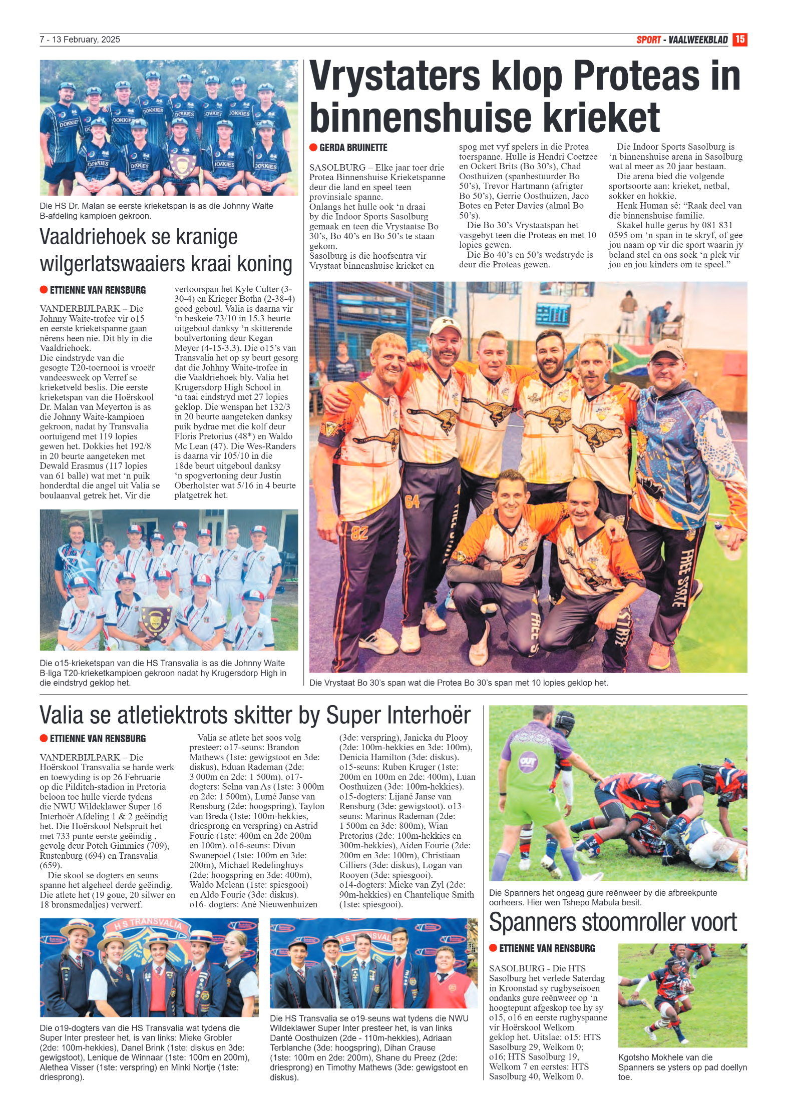 Vaalweekblad – 13 February, 2025 page 15