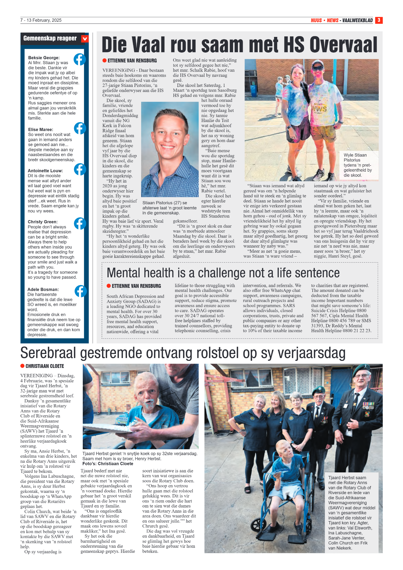 Vaalweekblad – 13 February, 2025 page 3