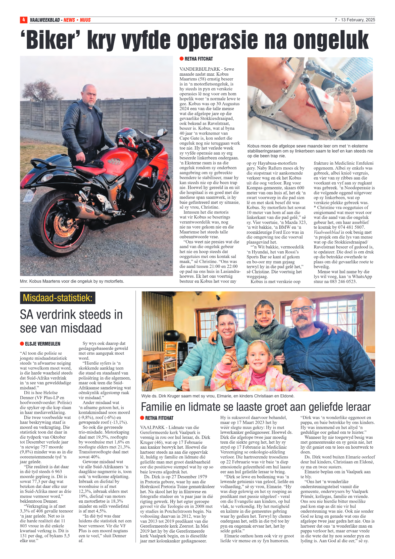 Vaalweekblad – 13 February, 2025 page 4
