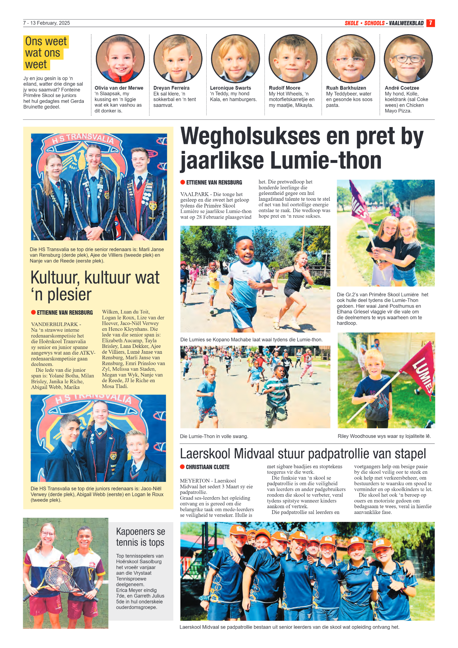Vaalweekblad – 13 February, 2025 page 7