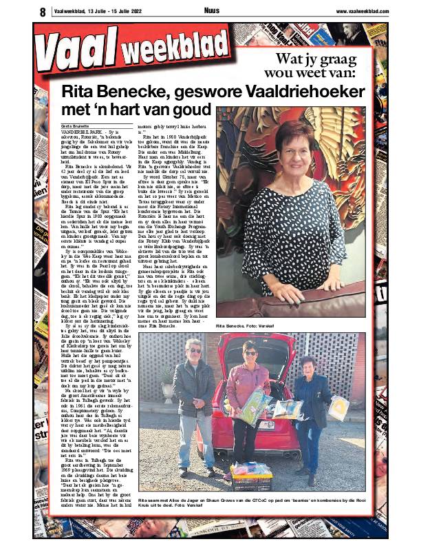 Vaalweekblad, 13 Julie – 15 Julie 2022 page 14