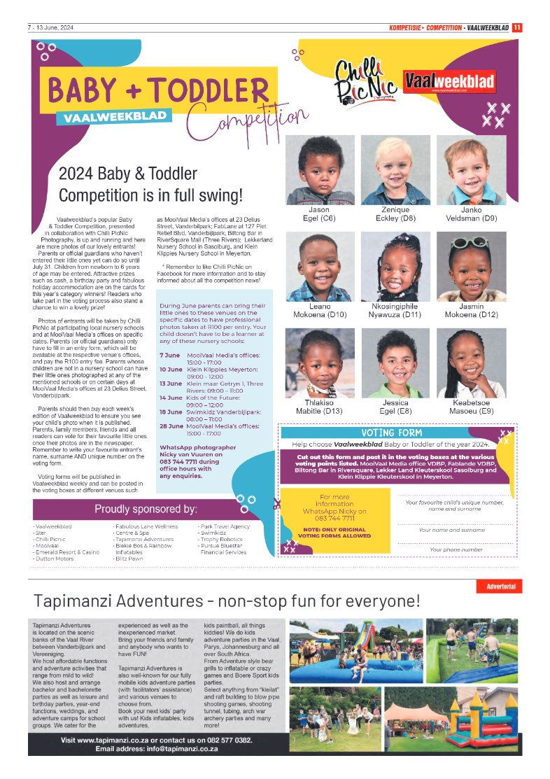 Vaalweekblad – 13 June, 2024 page 11