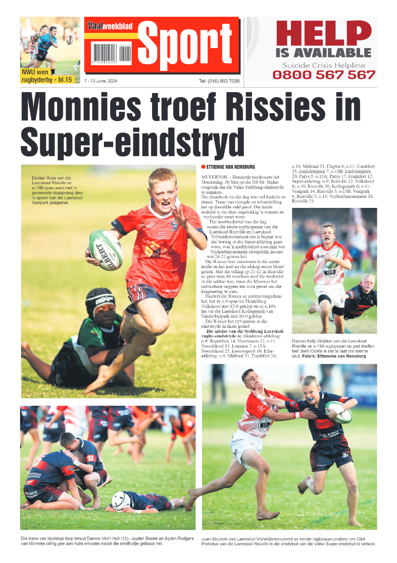 Vaalweekblad – 13 June, 2024 page 16