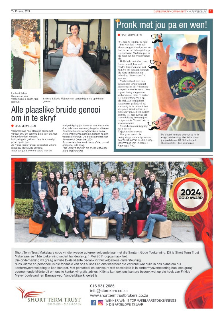 Vaalweekblad – 13 June, 2024 page 5