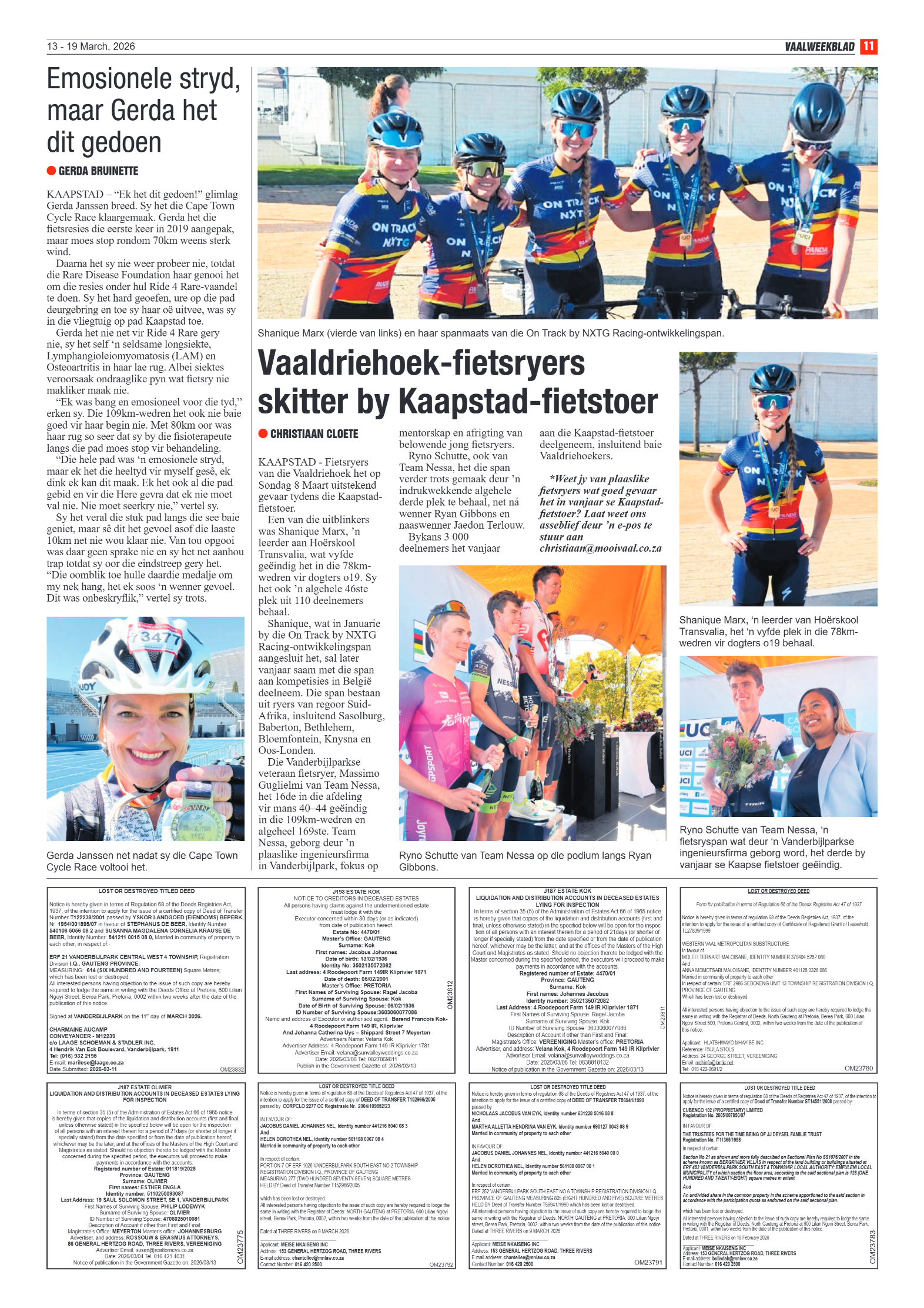 Vaalweekblad – 13 Maart page 11