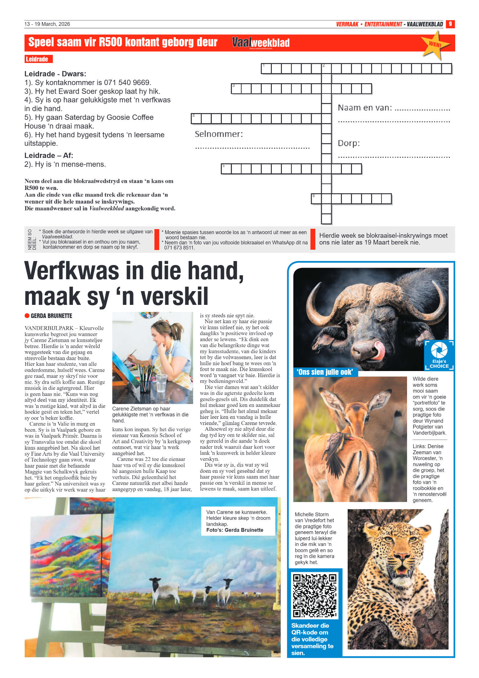 Vaalweekblad – 13 Maart page 9