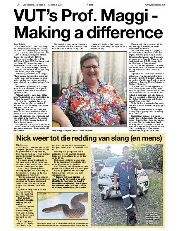 Vaalweekblad 13 Oktober – 15 Oktober 2021 page 8