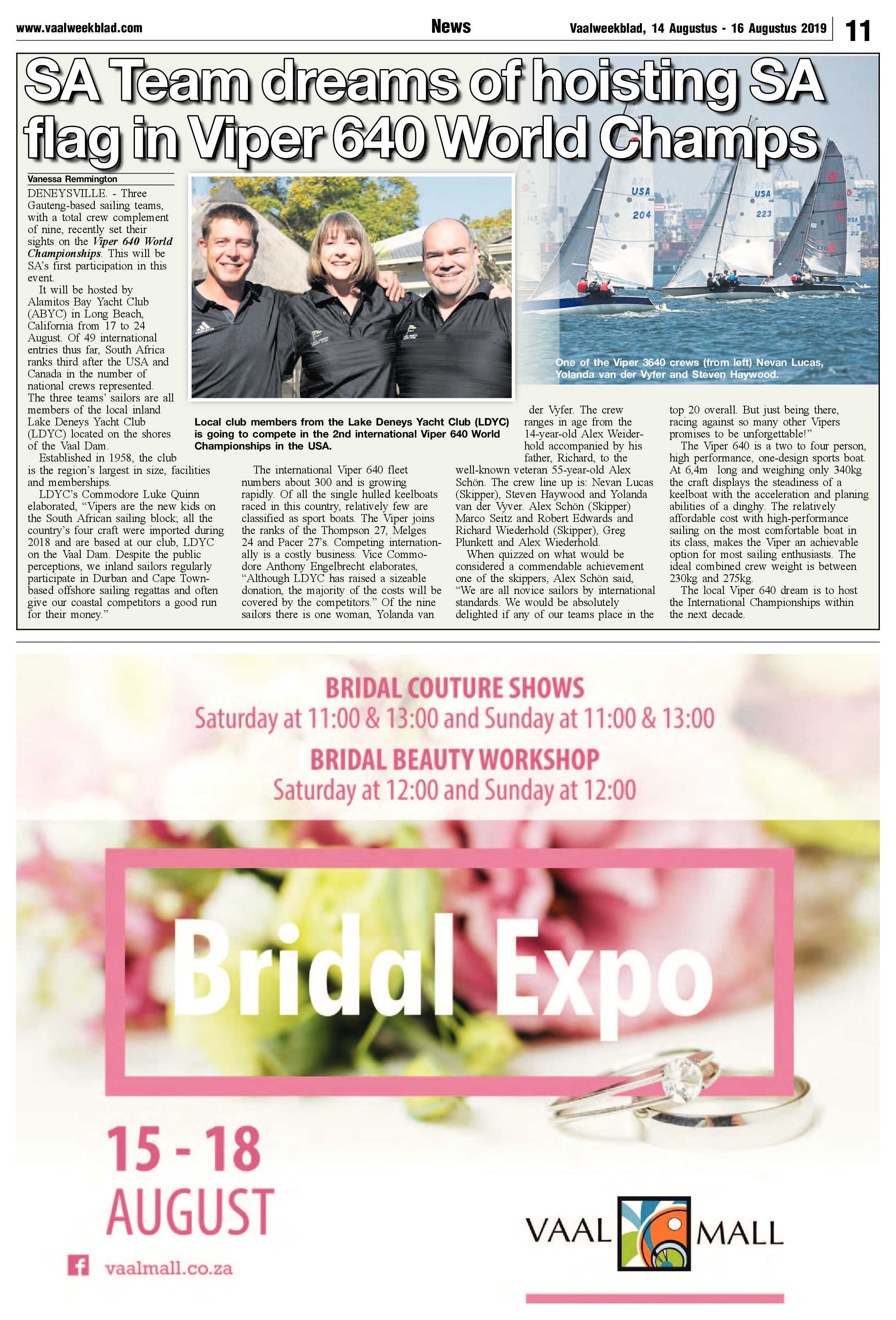 Vaalweekblad 14 – 16 Augustus 2019 page 11