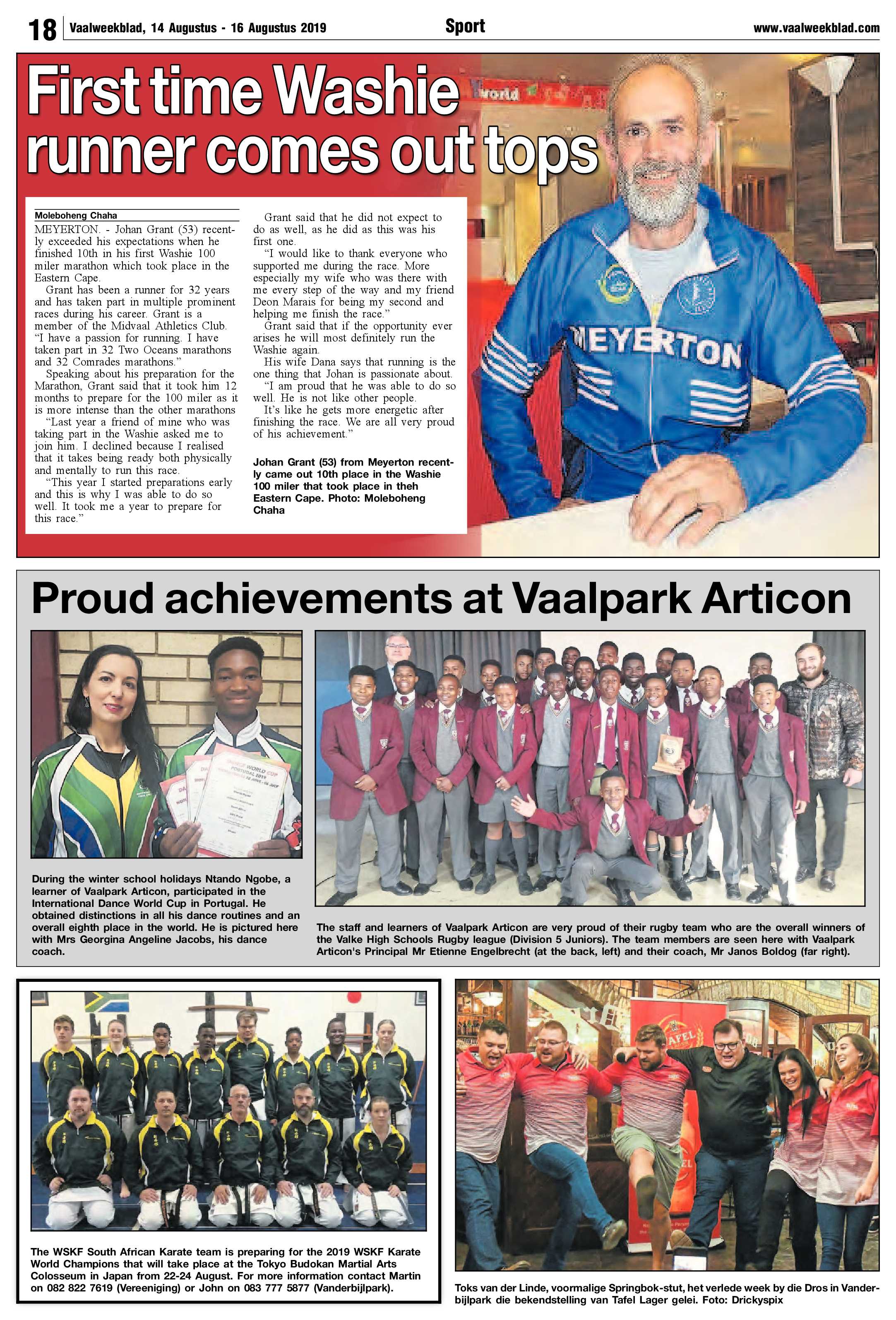 Vaalweekblad 14 – 16 Augustus 2019 page 18