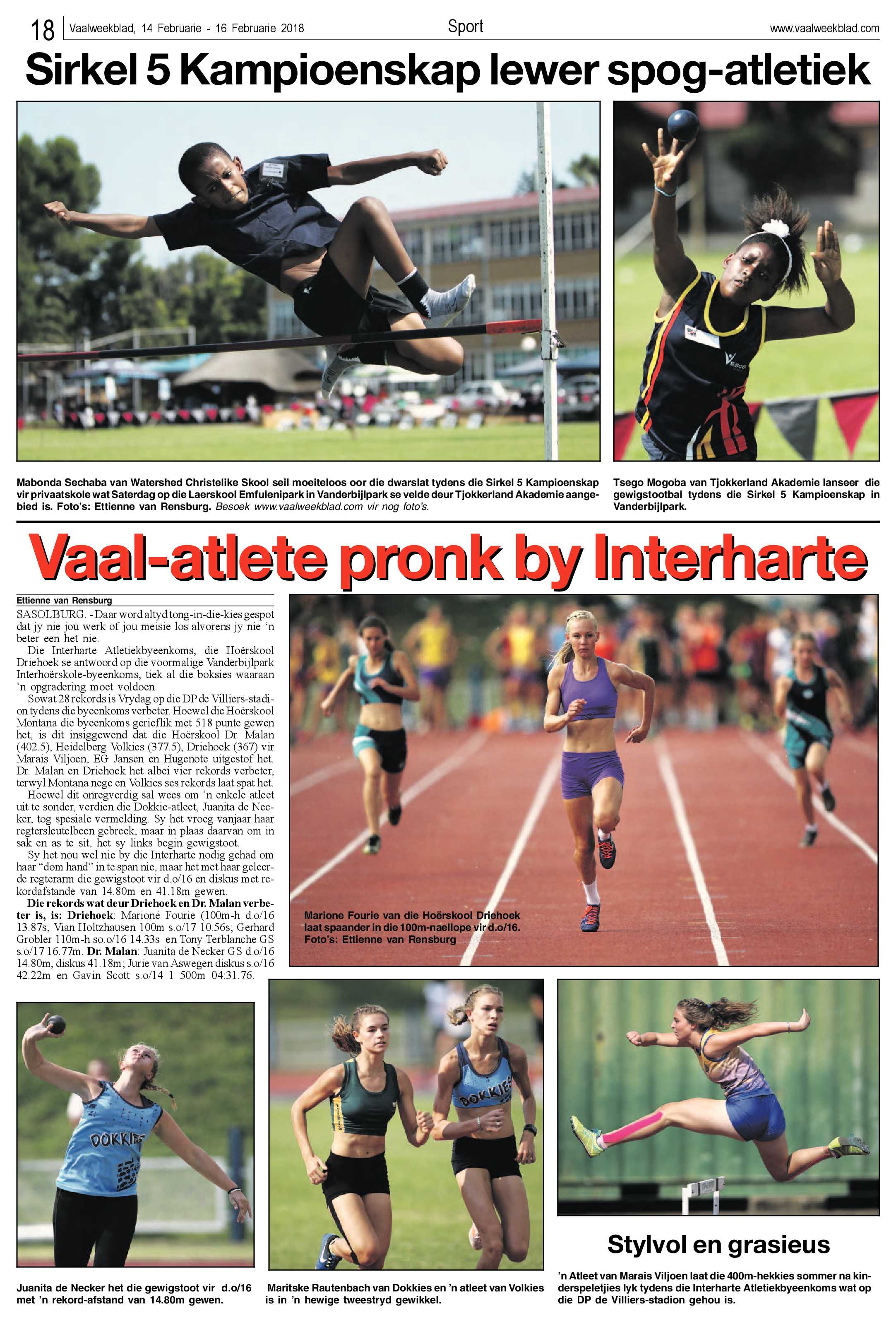 Vaalweekblad 14 – 16 Februarie 2018 page 18