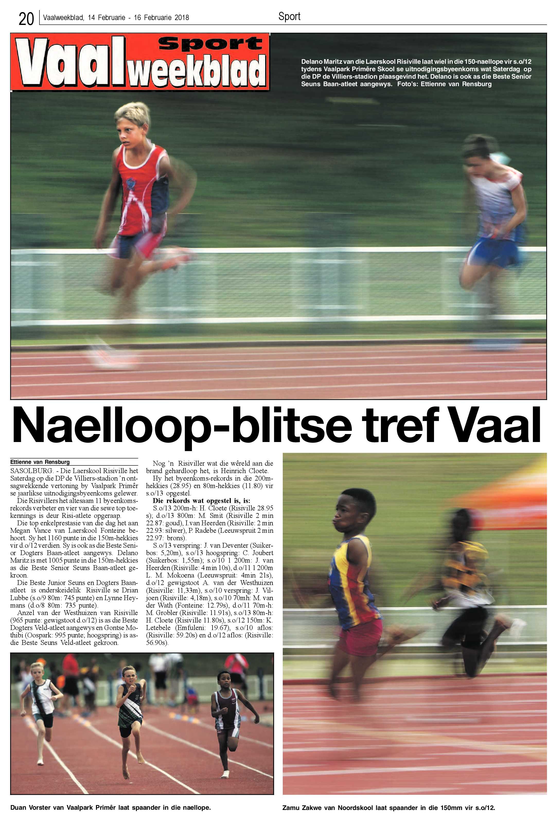 Vaalweekblad 14 – 16 Februarie 2018 page 20