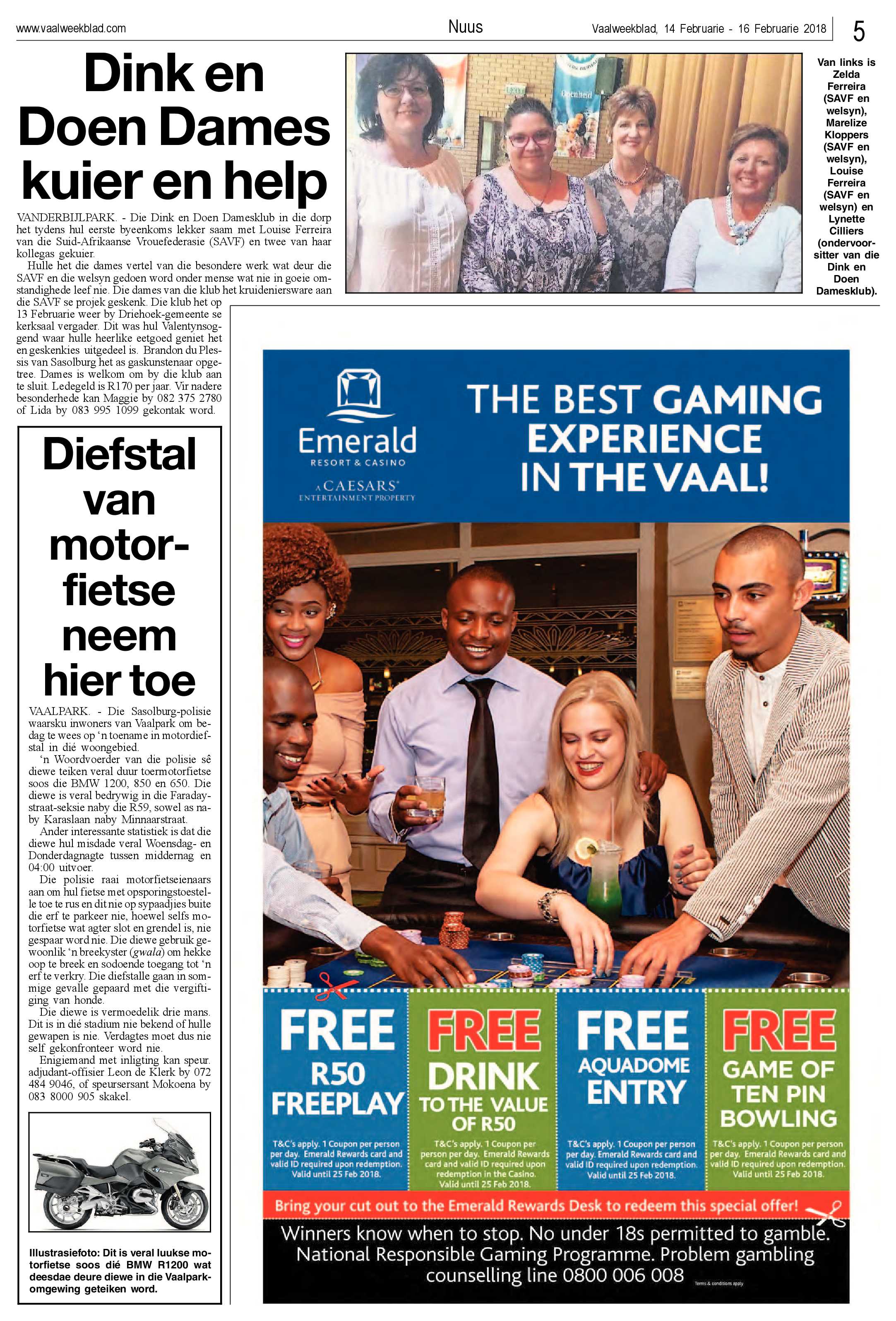 Vaalweekblad 14 – 16 Februarie 2018 page 5