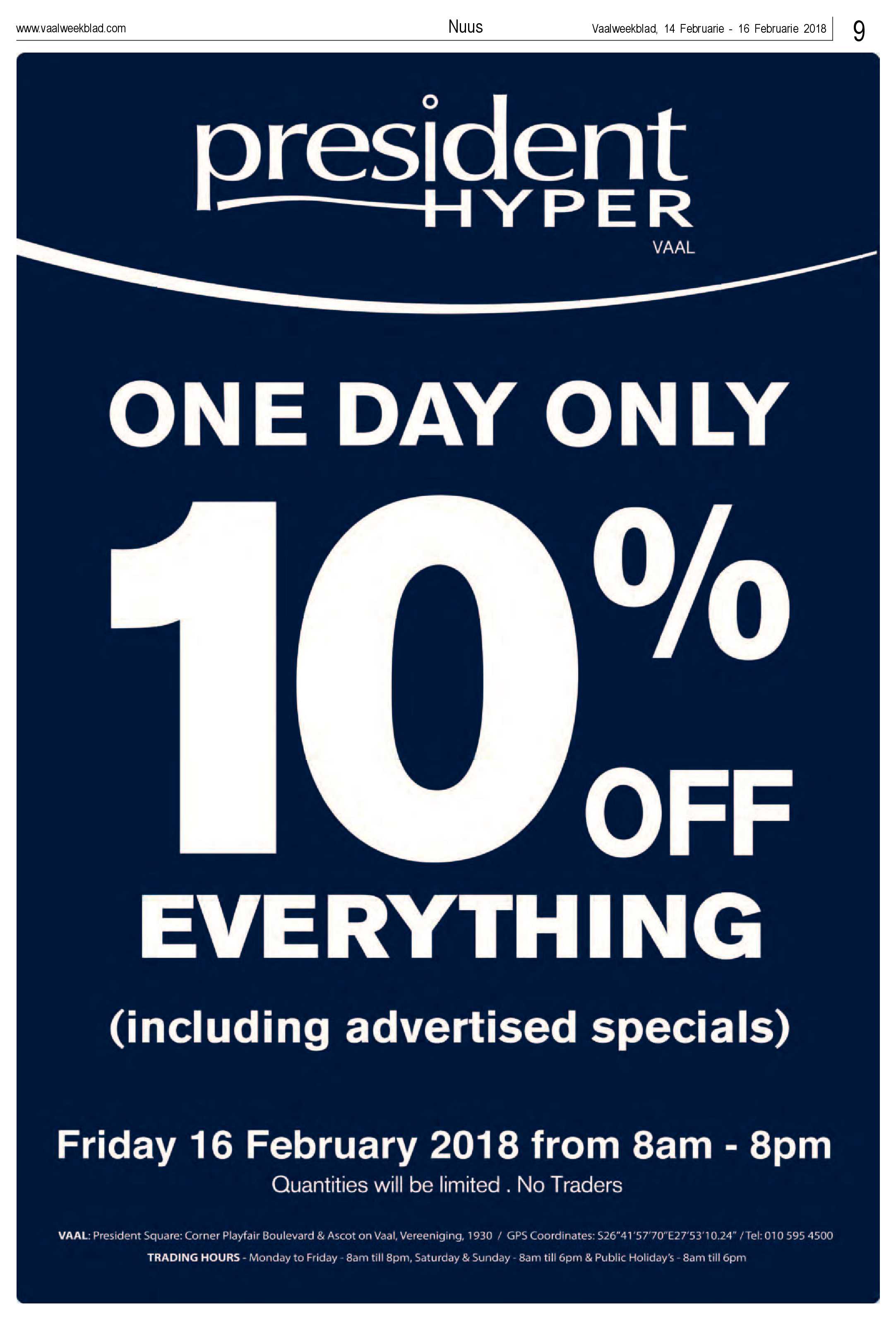Vaalweekblad 14 – 16 Februarie 2018 page 9