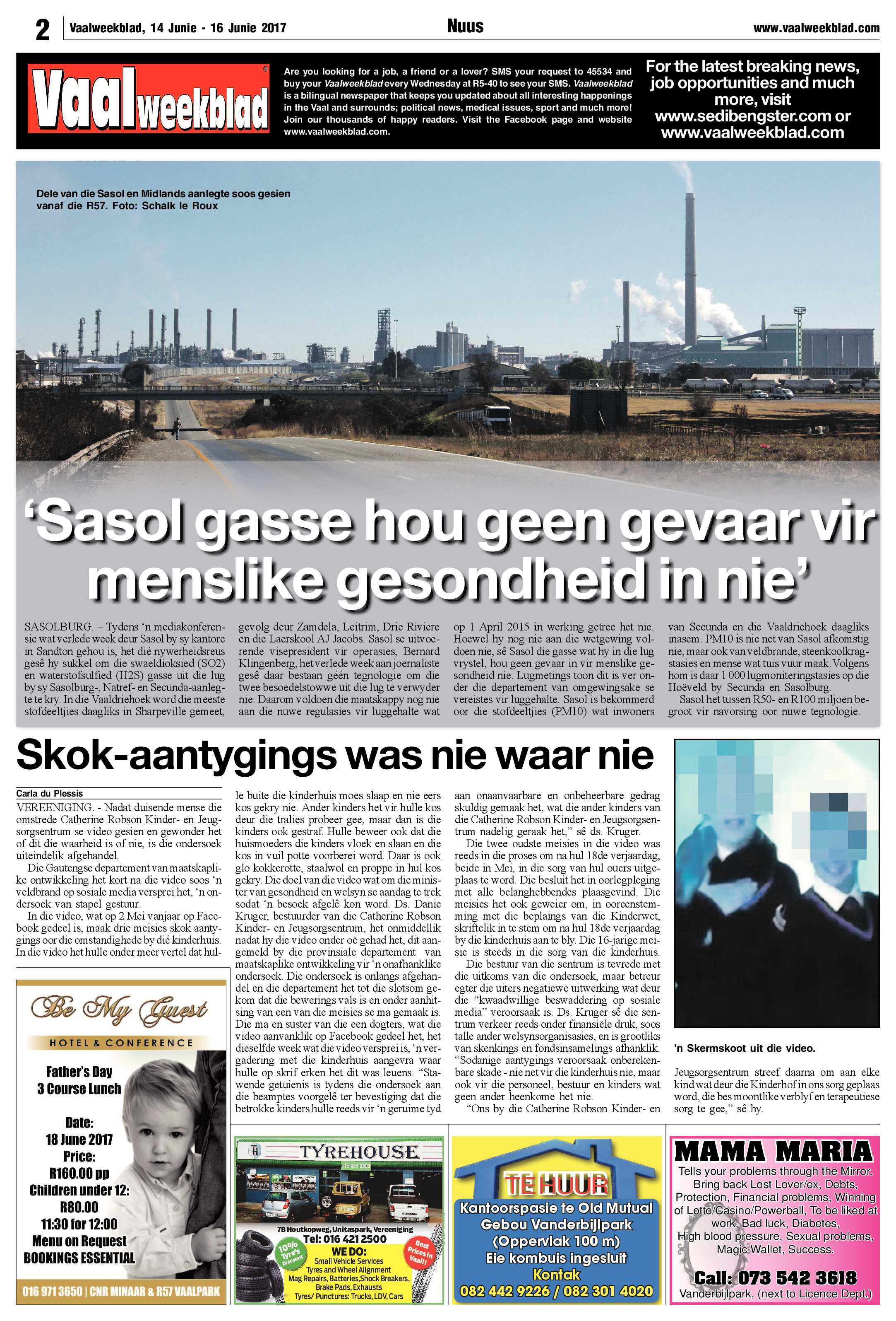 Vaalweekblad 14 – 16 Junie 2017 page 2